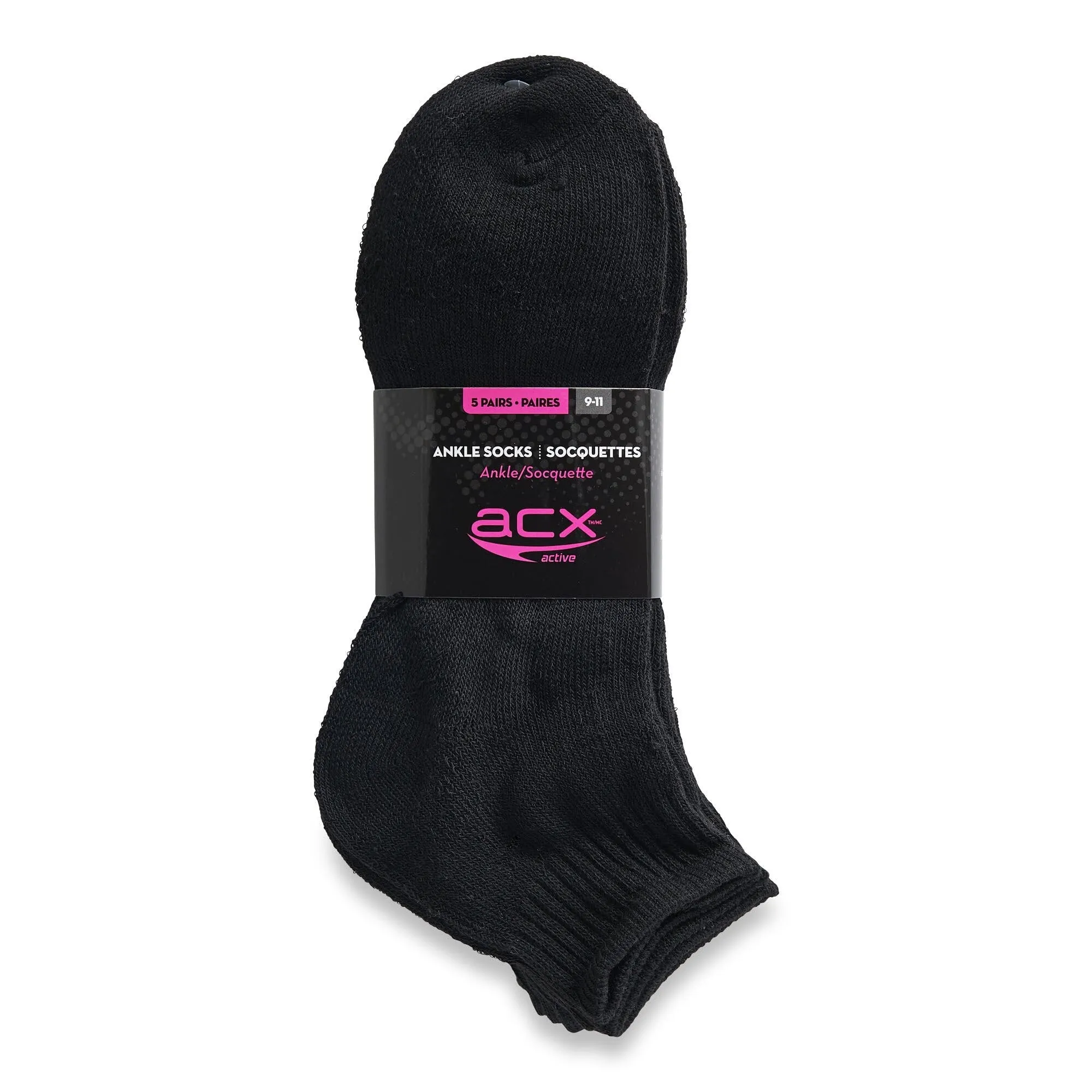 ACX Active Women's Ankle Socks 5pk. - 9-11 sold by Giant Tiger product image thumbnail 2