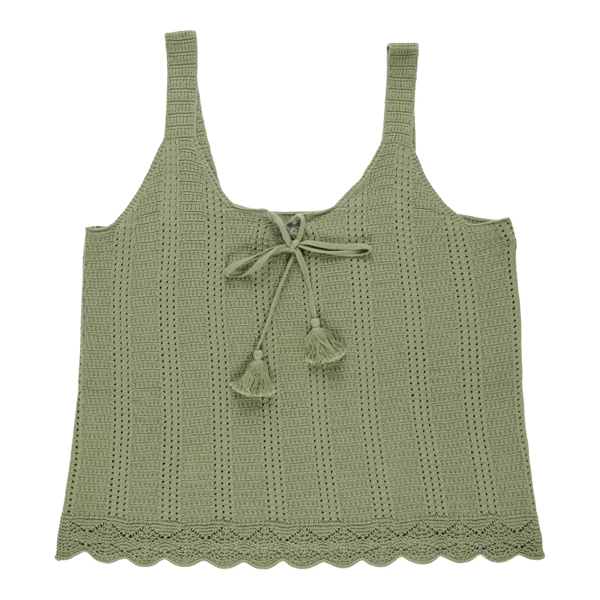 mySTYLE Women's Plus Festival Crochet Sweater Tank Top sold by Giant Tiger product image thumbnail 2