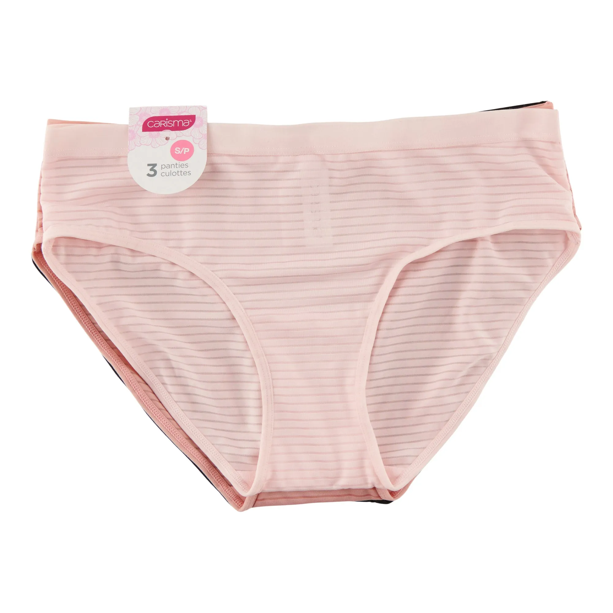 Carisma Women's Shadow Stripe Hipster, 3-Pack sold by Giant Tiger product image thumbnail 2