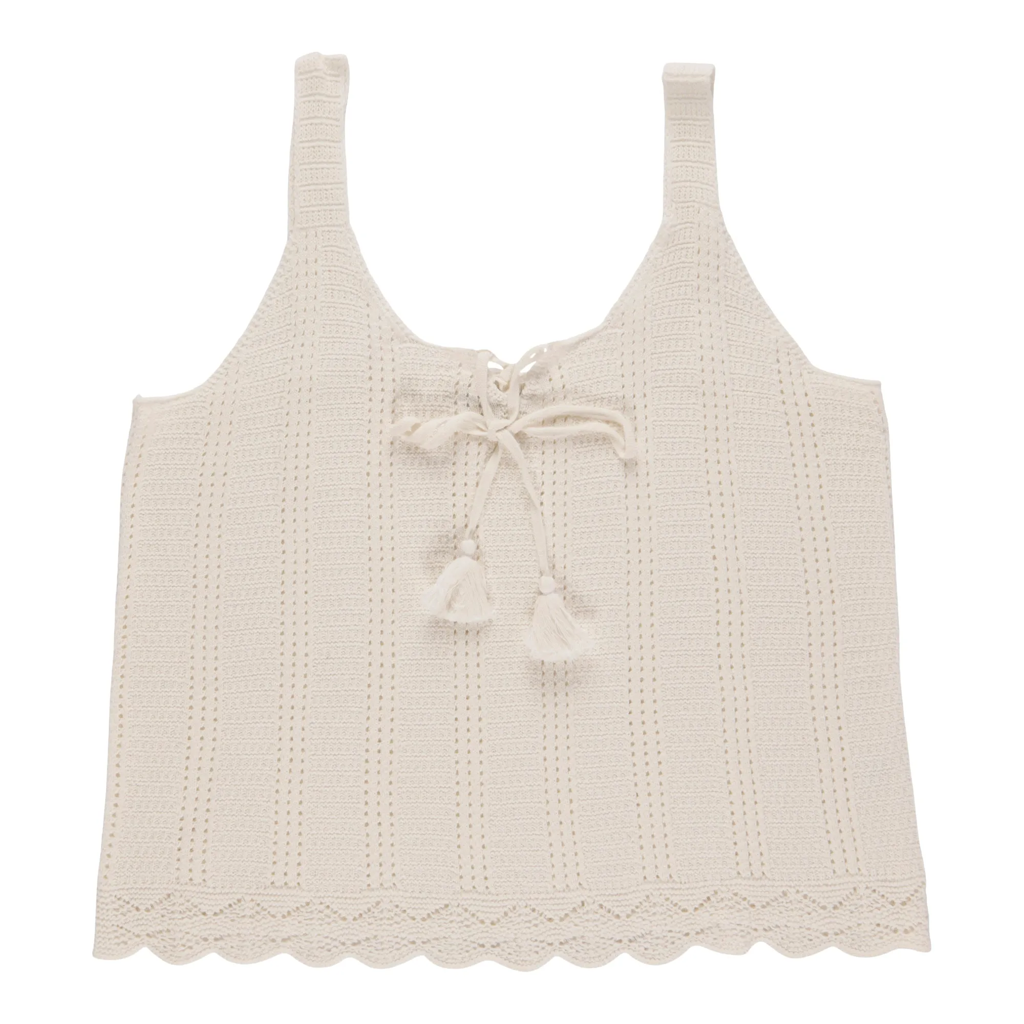 mySTYLE Women's Plus Festival Crochet Sweater Tank Top sold by Giant Tiger
