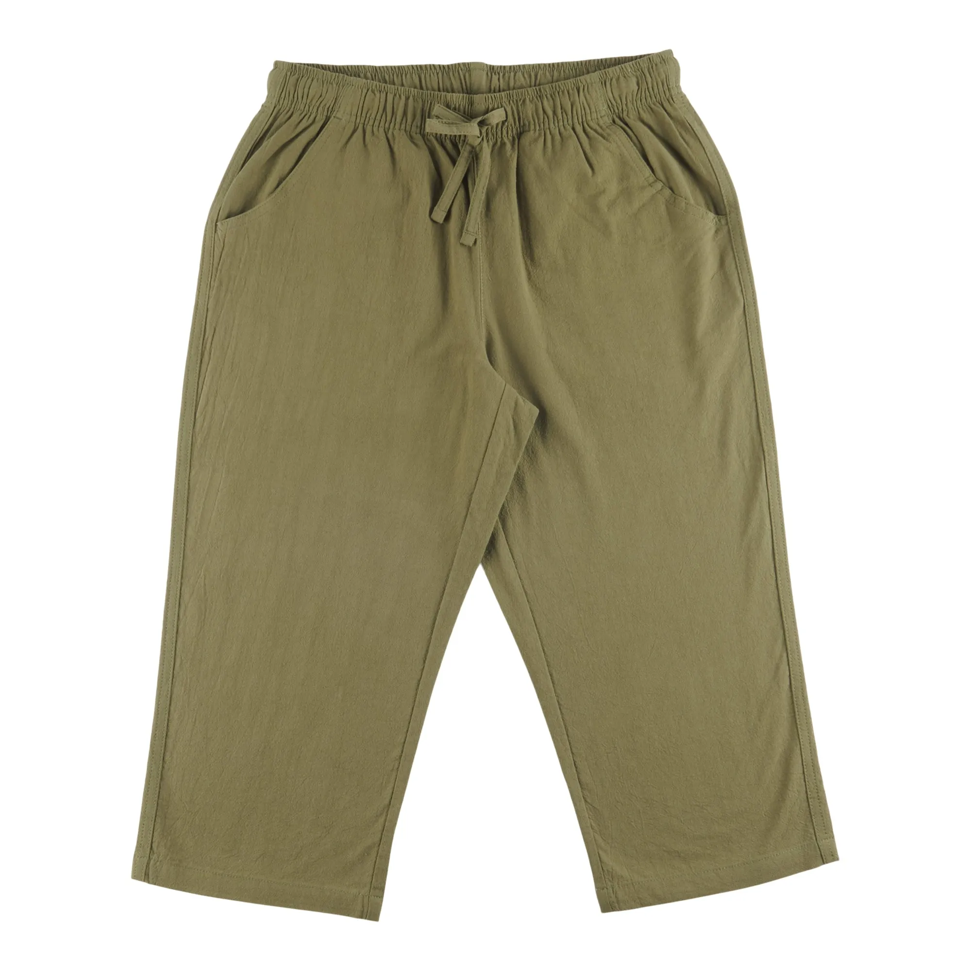 Classic Editions Women's Summer Look Solid Crinkle Capri Pants sold by Giant Tiger product image thumbnail 3