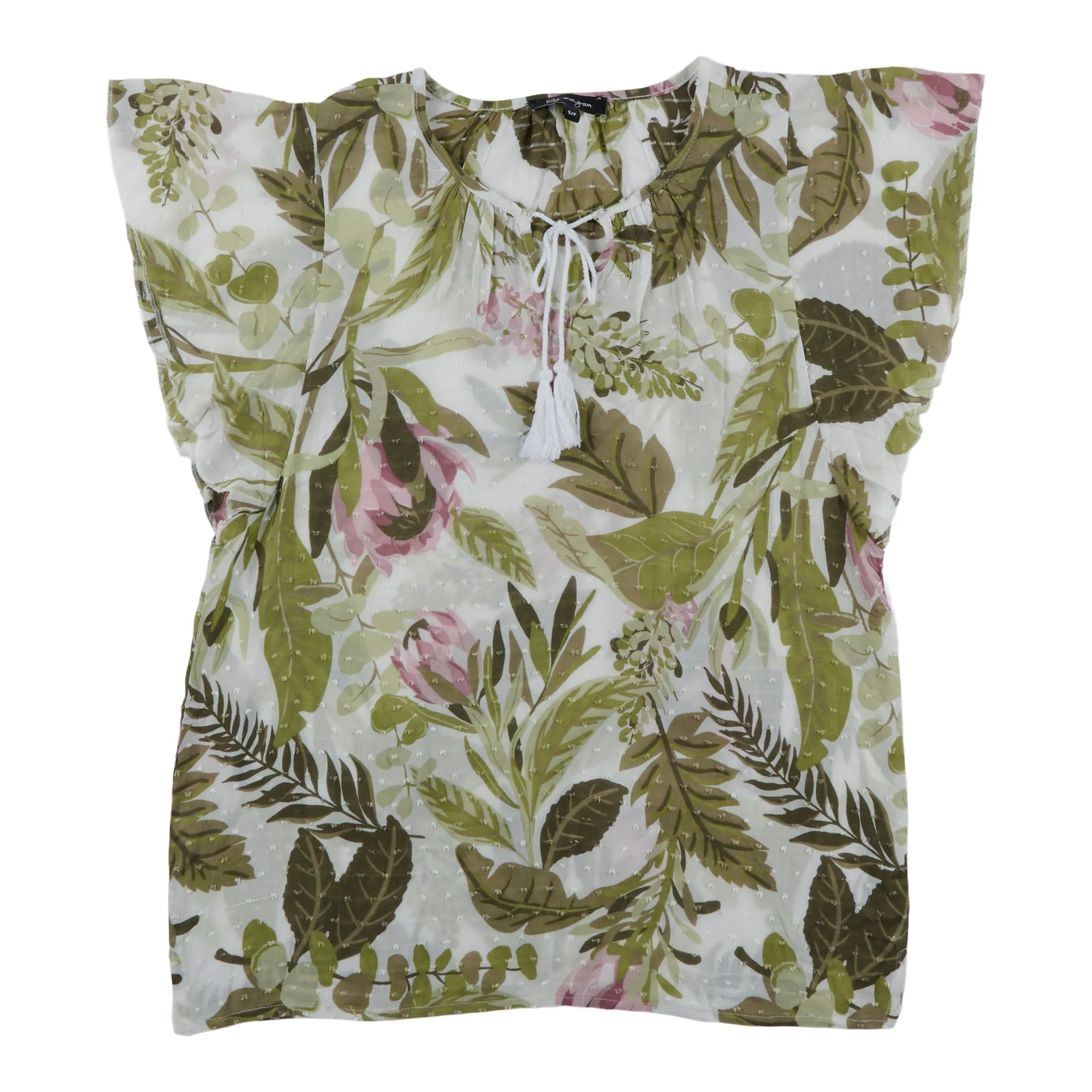 lily morgan Women's Swiss Dot Printed Blouse sold by Giant Tiger product image thumbnail 4