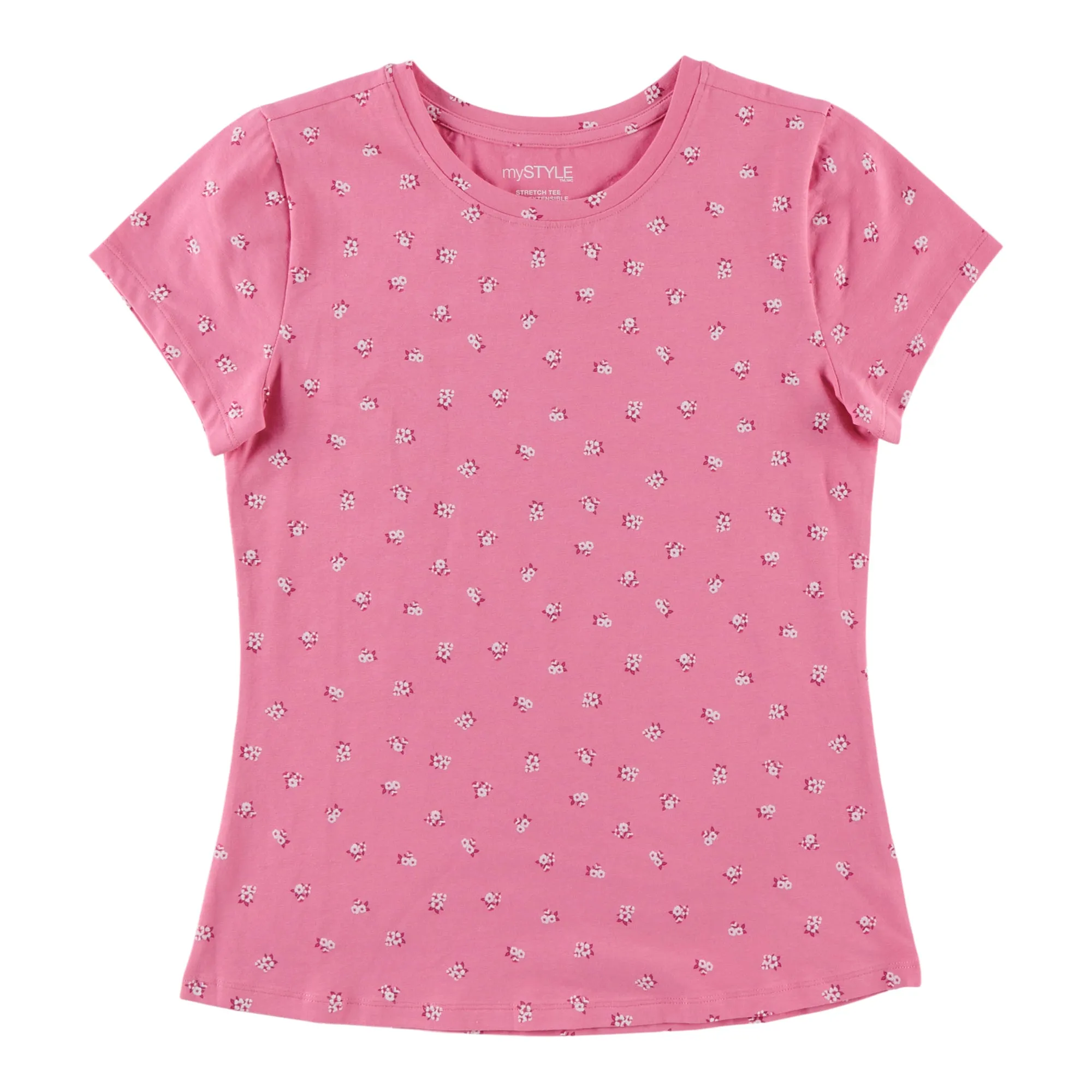 mySTYLE Women's Crew Neck Stretch T-Shirt sold by Giant Tiger product image thumbnail 2