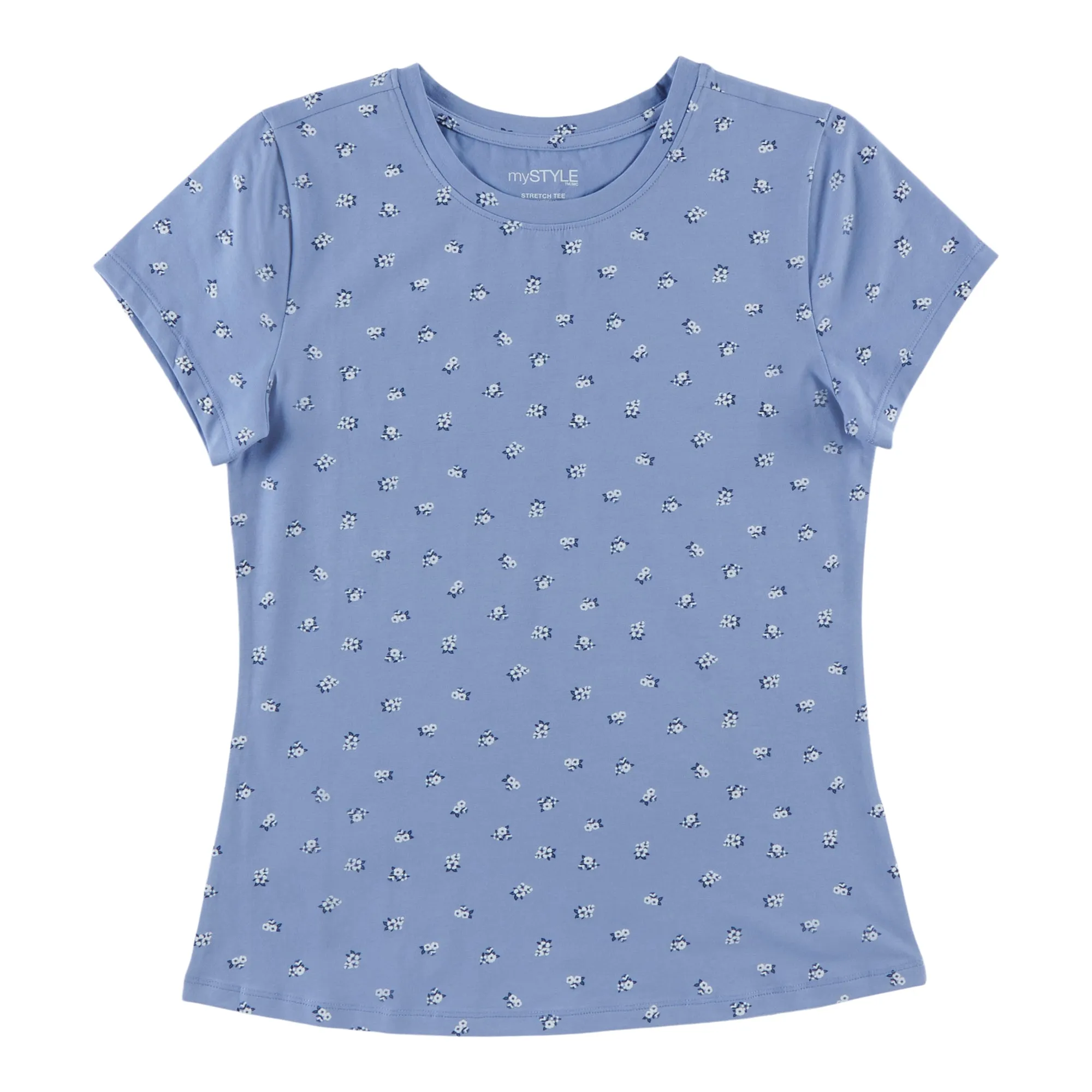 mySTYLE Women's Crew Neck Stretch T-Shirt sold by Giant Tiger