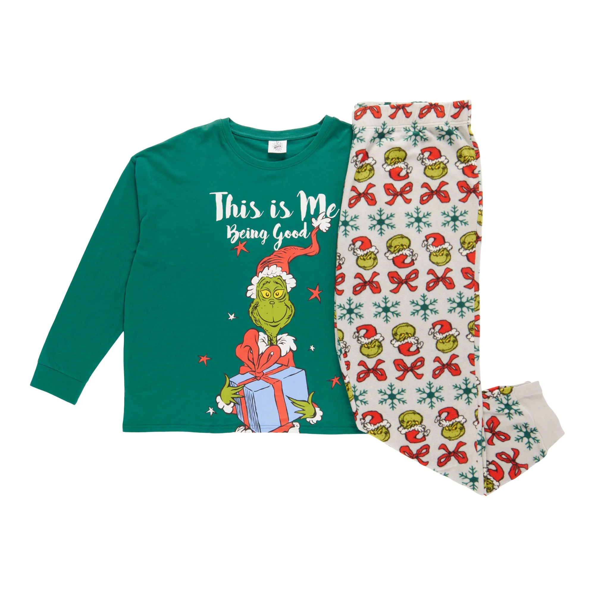 The Grinch Women's Plus Family PJ Set, 2-Piece sold by Giant Tiger