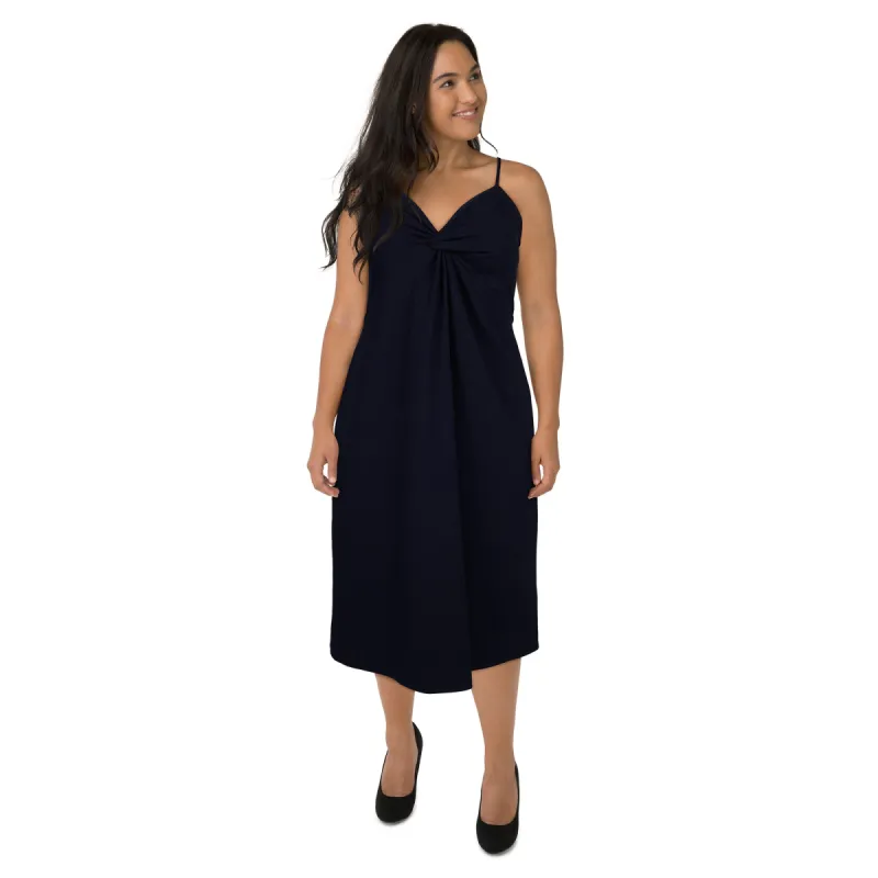 lily morgan Women's Plus Tie Front Midi Dress sold by Giant Tiger