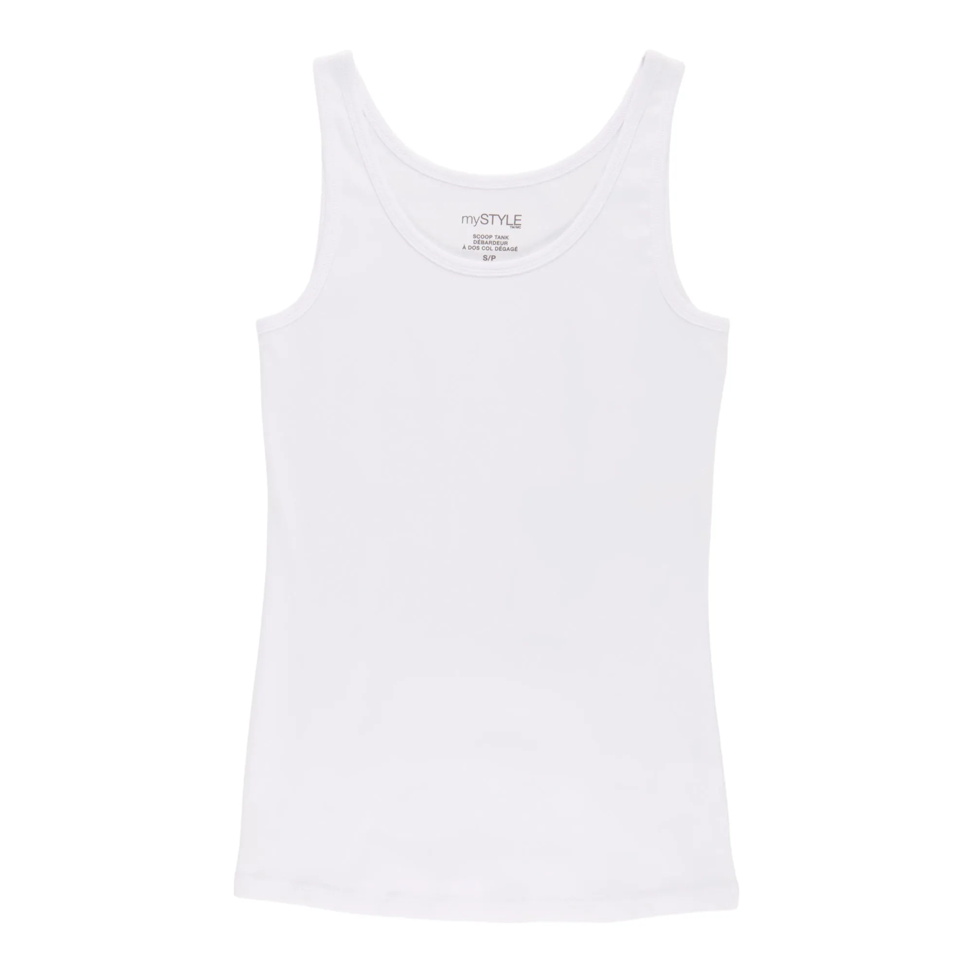 mySTYLE Women's Solid Scoop Neck Tank Top sold by Giant Tiger