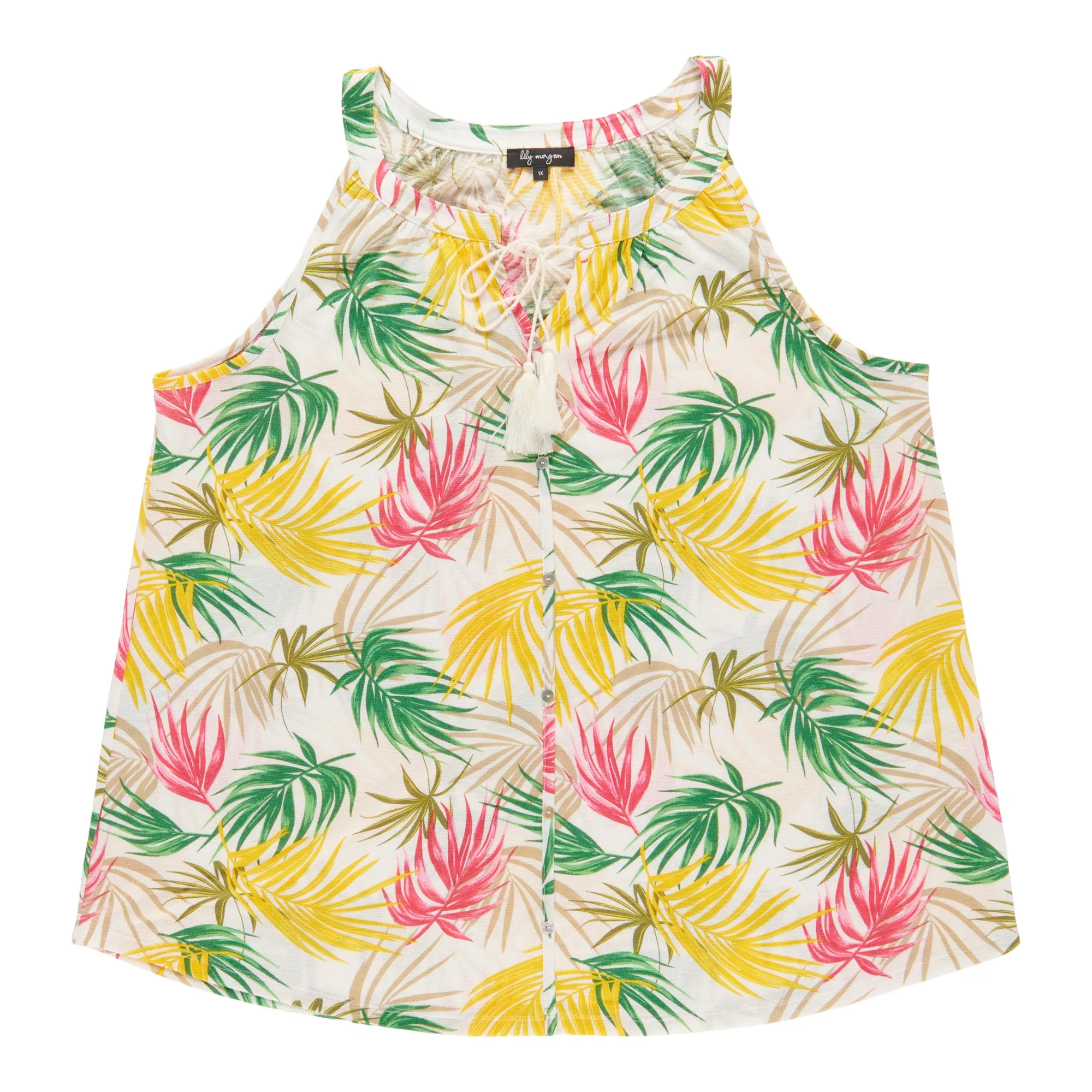 lily morgan Women's Plus Printed V-Neck Camisole sold by Giant Tiger product image thumbnail 3