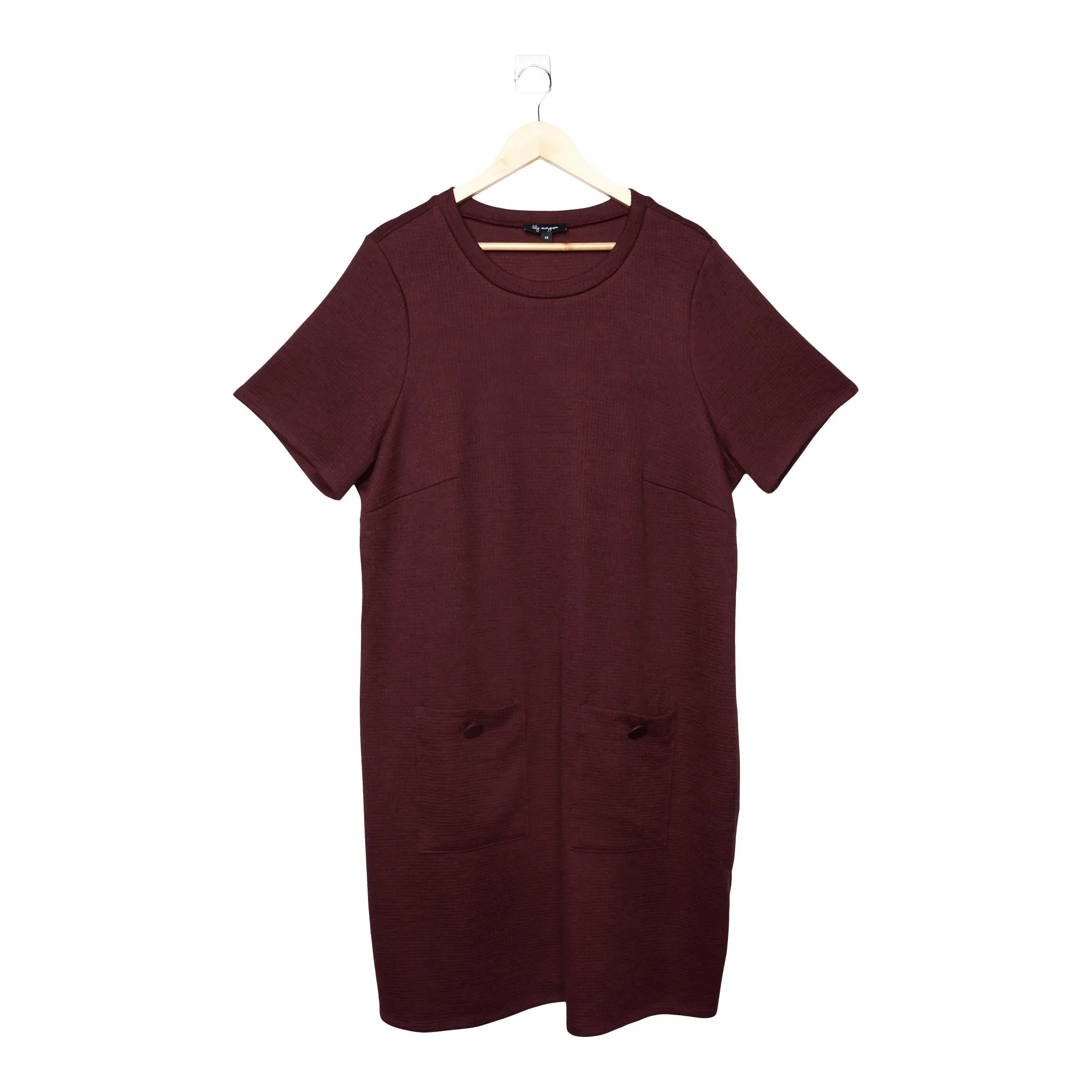 lily morgan Women's Plus Trendsetters Shift Pocket Dress sold by Giant Tiger product image thumbnail 2