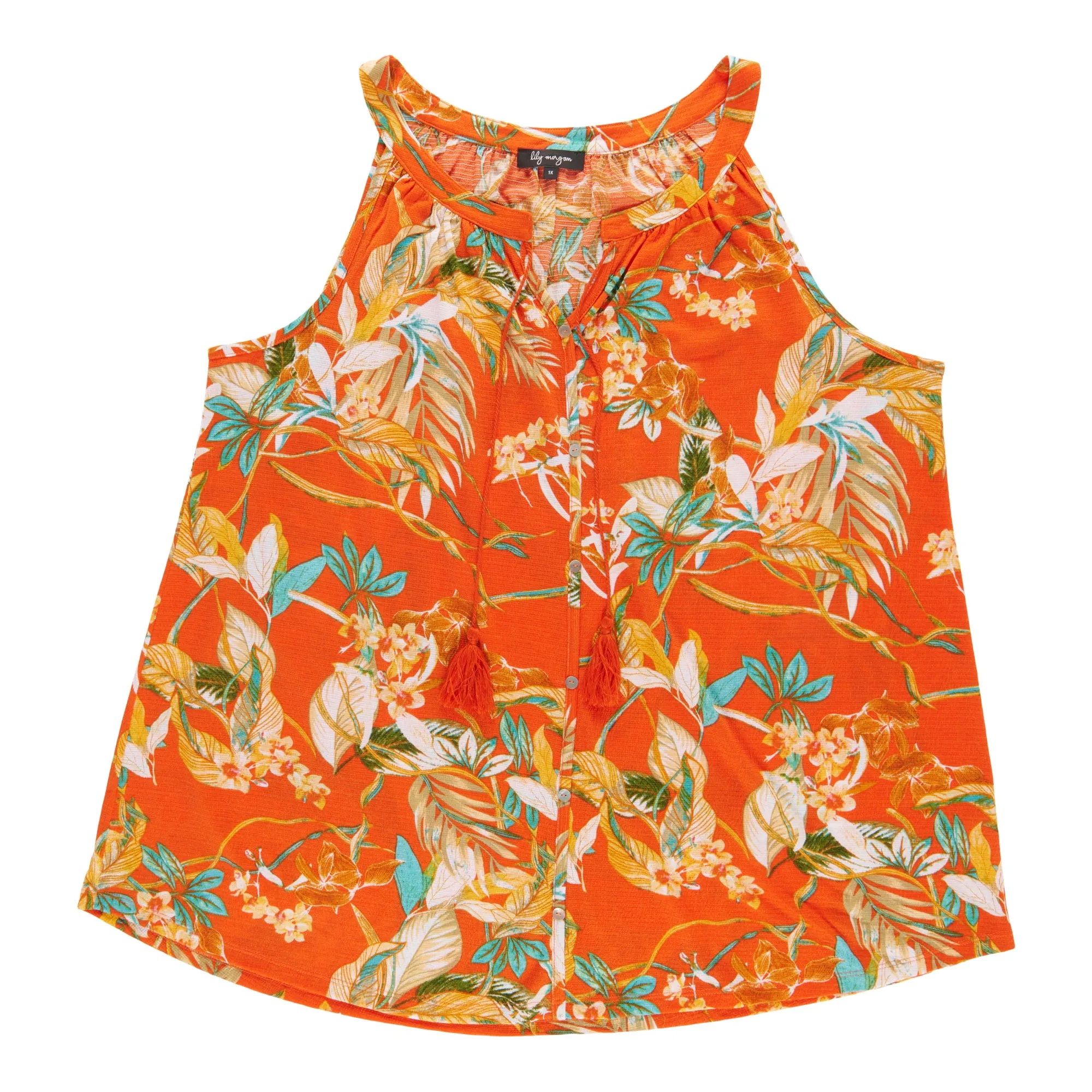 lily morgan Women's Plus Printed V-Neck Camisole sold by Giant Tiger product image thumbnail 2