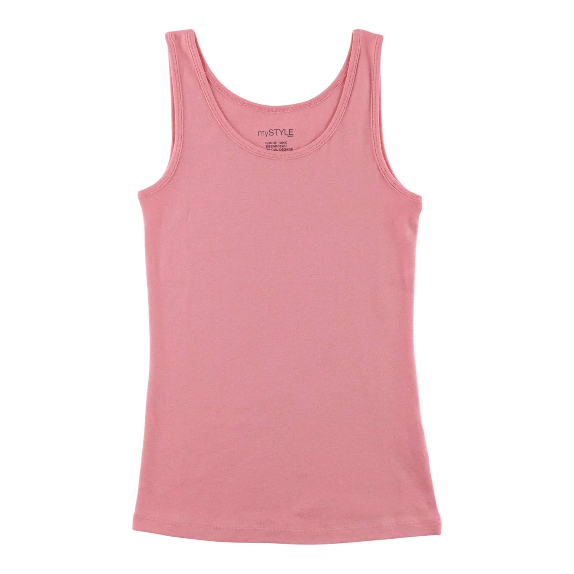 mySTYLE Women's Seasonal Scoop Neck Solid Tank Top sold by Giant Tiger