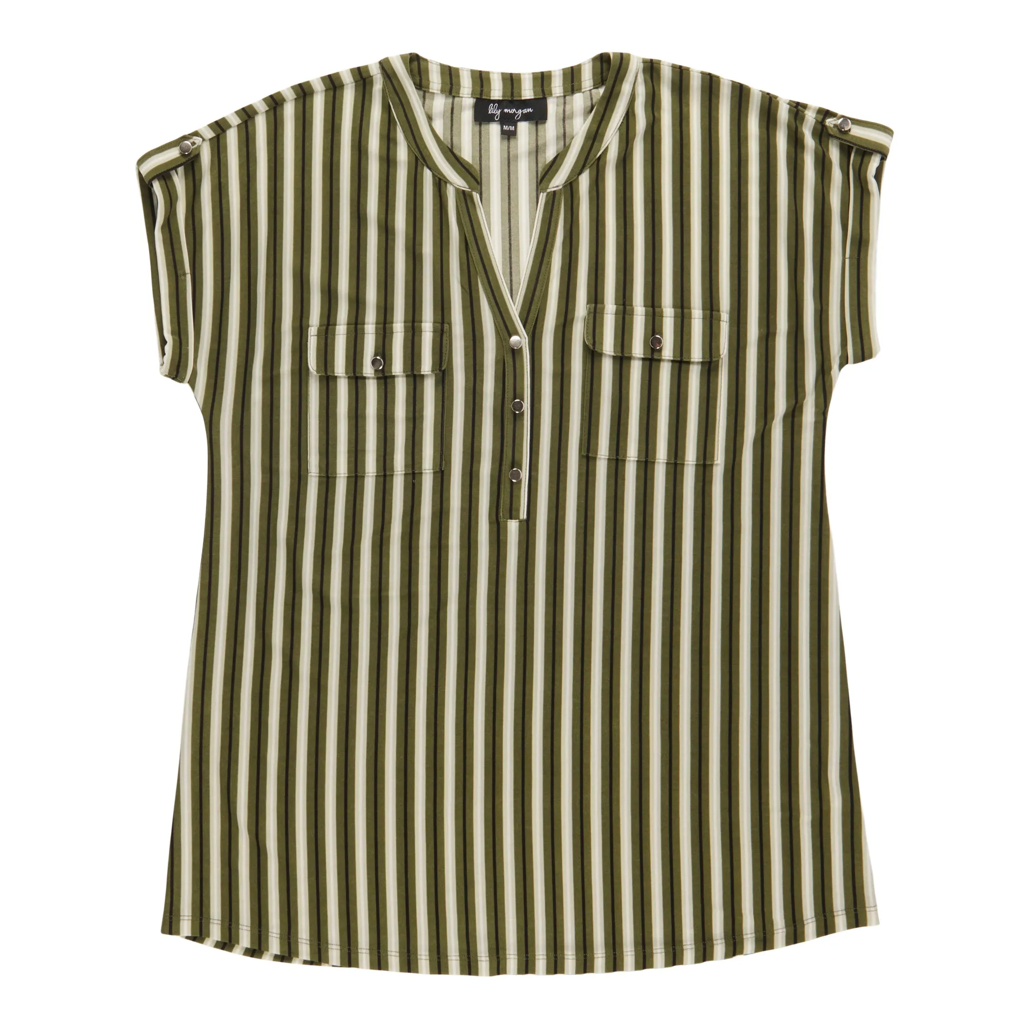 lily morgan Women's Printed Cap Sleeve Blouse sold by Giant Tiger