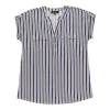 lily morgan Women's Printed Cap Sleeve Blouse sold by Giant Tiger