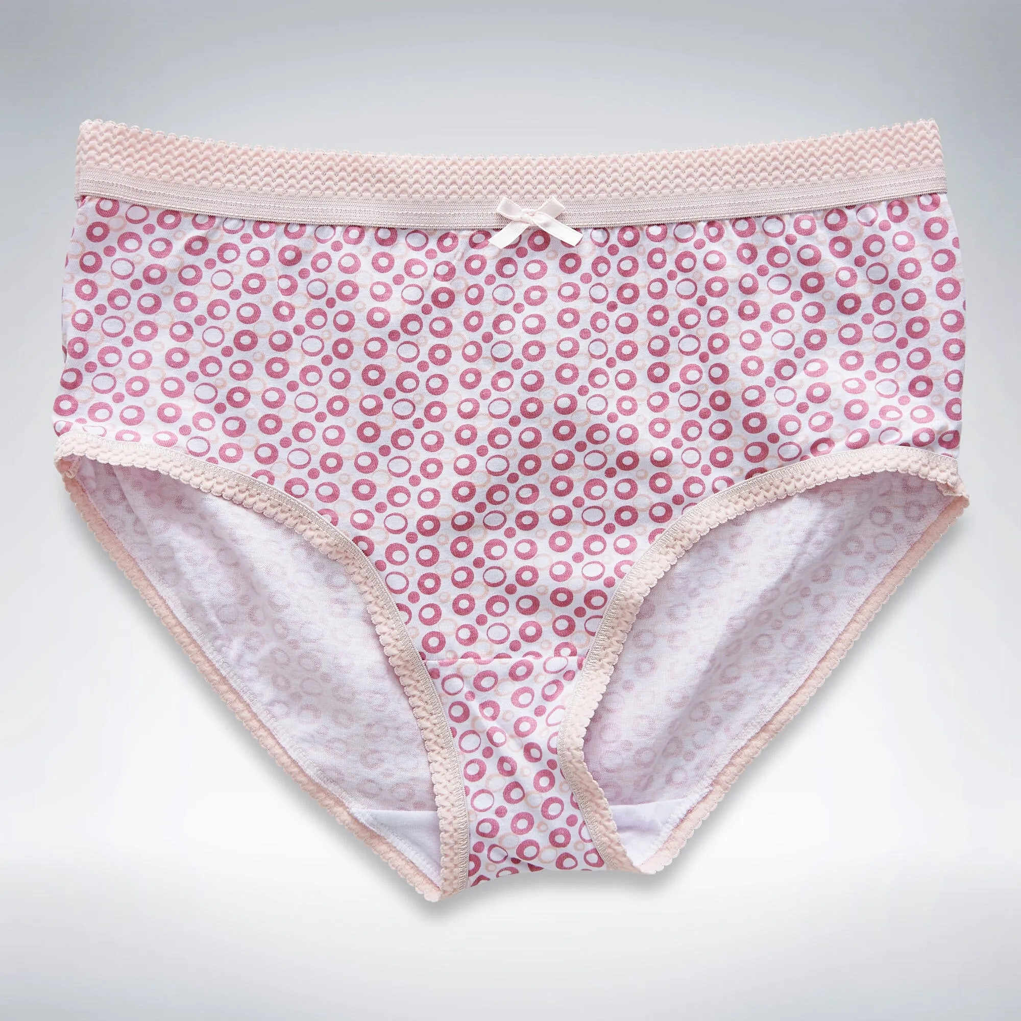 Silhouette Ladies Solid or Printed Cotton Briefs sold by Giant Tiger