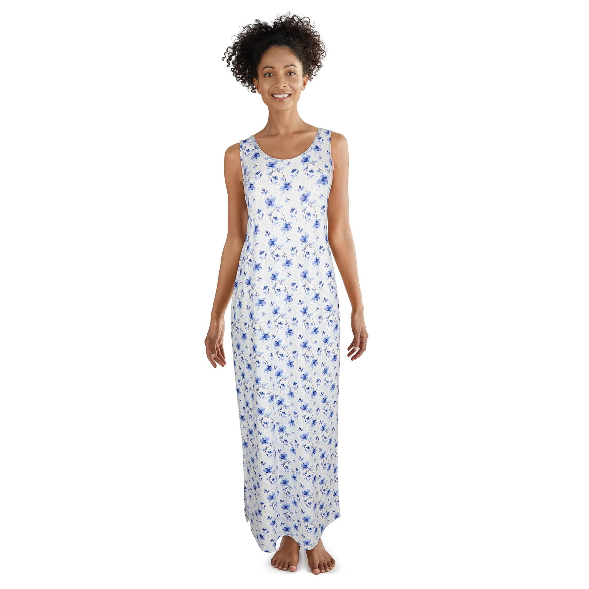 Carisma Women's Ocean Breeze Peachy All-Over Print Long Sleepshirt sold by Giant Tiger product image thumbnail 3
