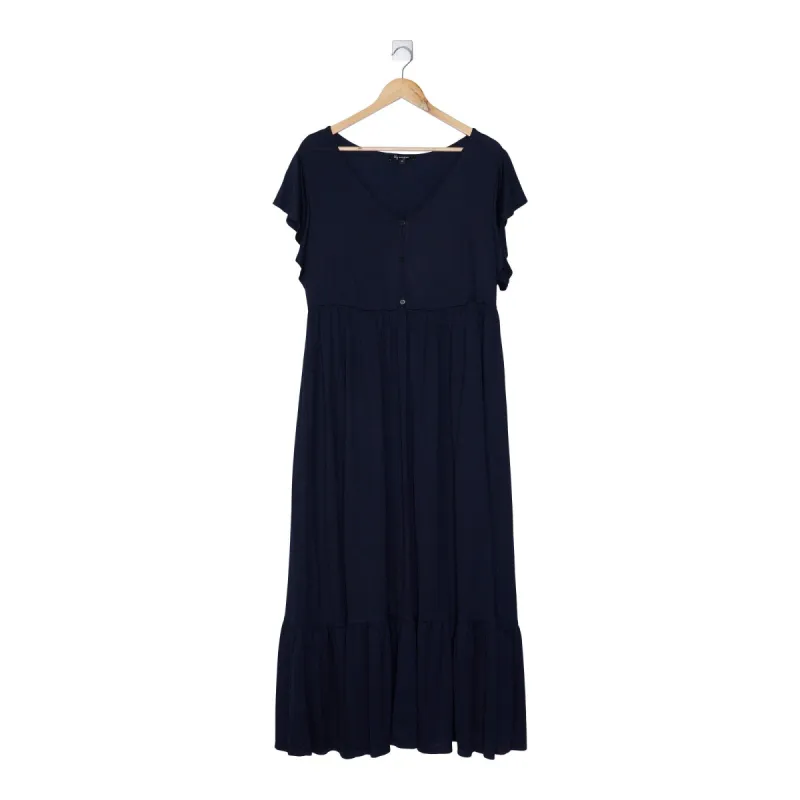 lily morgan Women's Plus Tiered Maxi Dress sold by Giant Tiger
