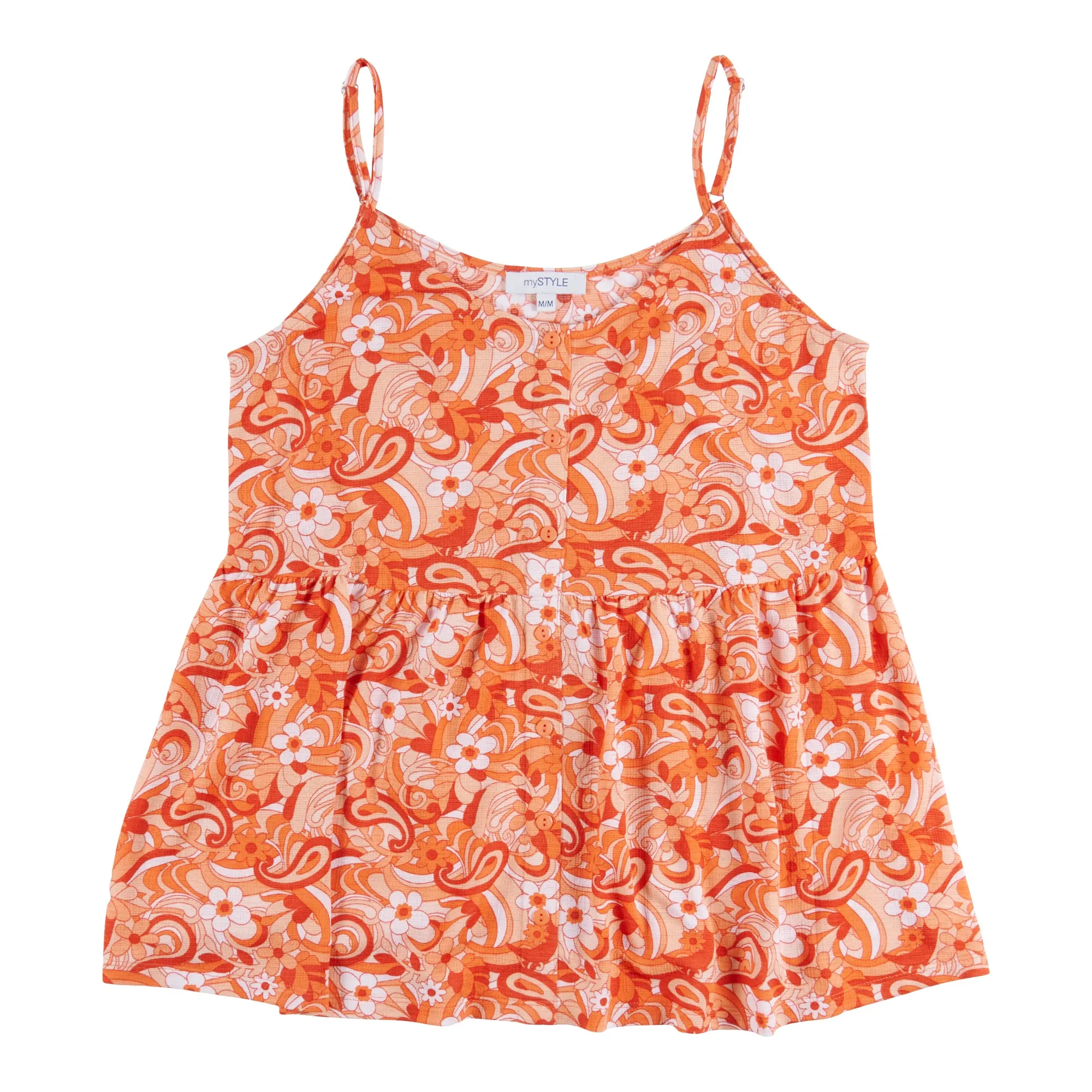 mySTYLE Women's Summer Sizzle Printed Tiered Camisole sold by Giant Tiger product image thumbnail 3