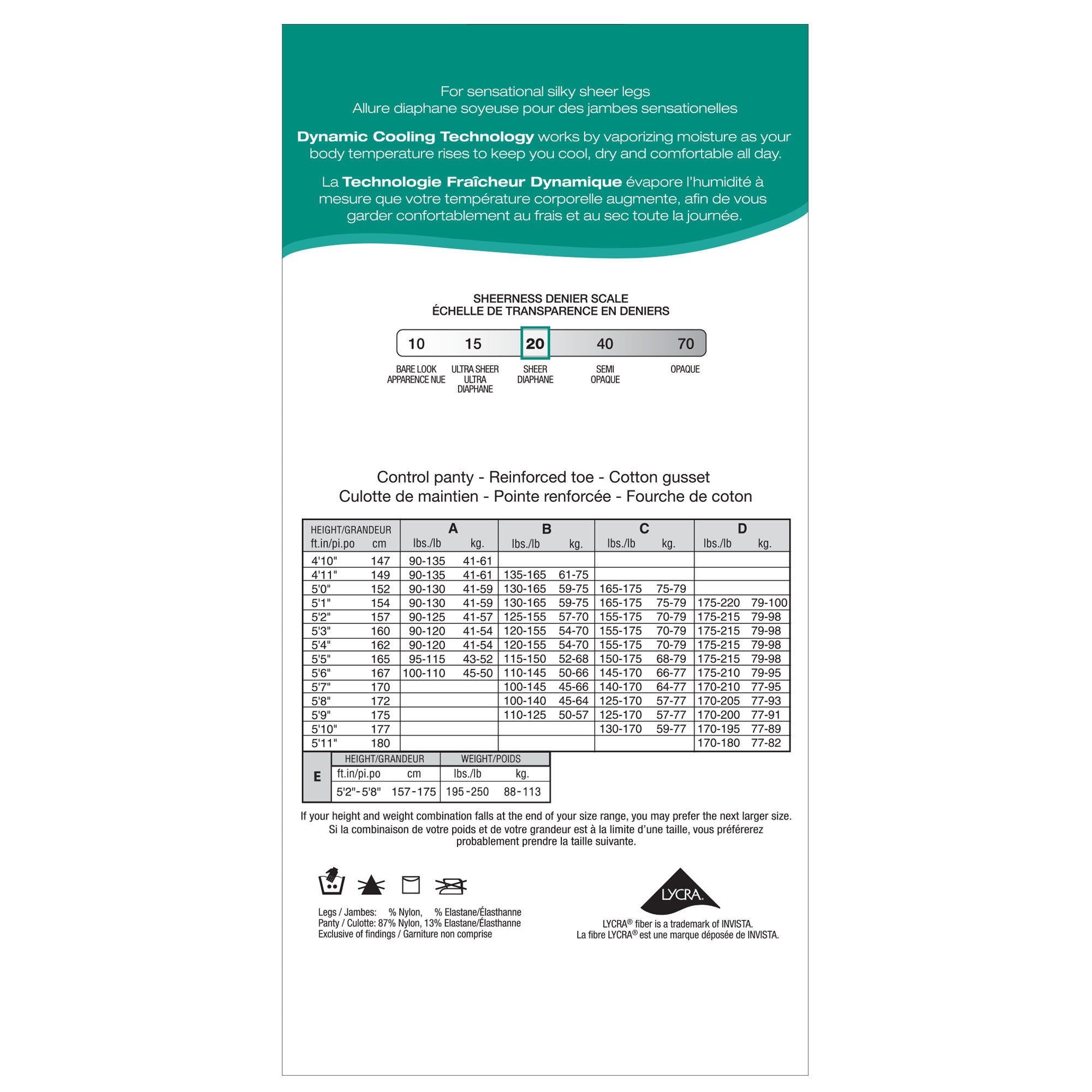 Secret Silky Women's Control Top Pantyhose with Reinforced Toe, Neutral sold by Giant Tiger product image thumbnail 2