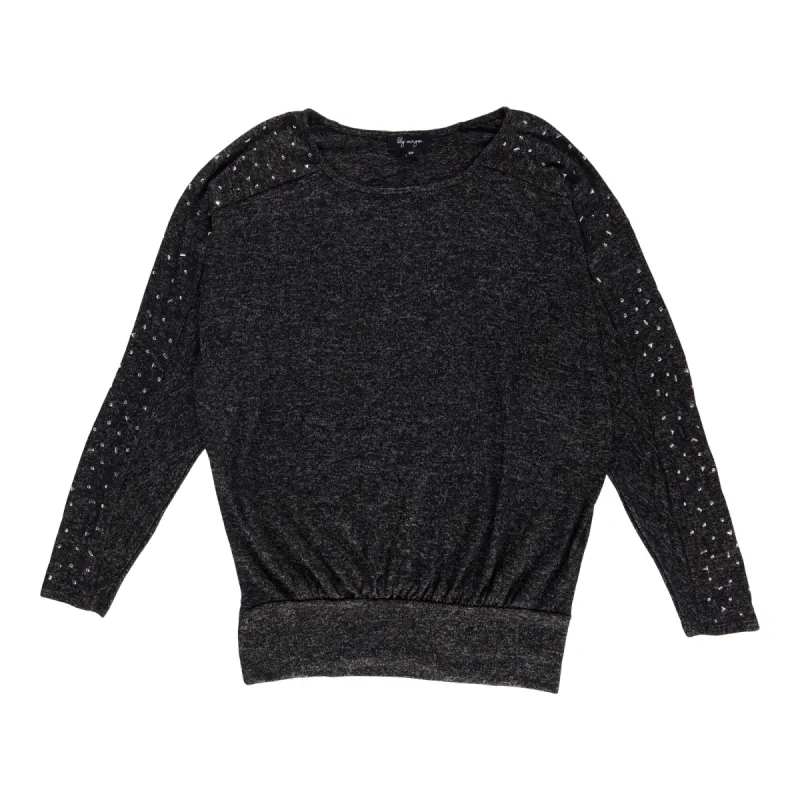 lily morgan Women's Studded Long Sleeve Top sold by Giant Tiger