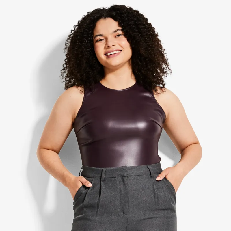 Limited Collection Woman's Faux Leather Top sold by Giant Tiger