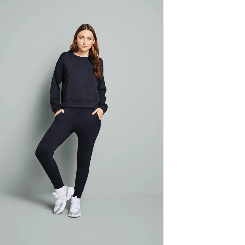 lily morgan Women's City Blues Long Sleeve Luxe Knit Cropped Top sold by Giant Tiger