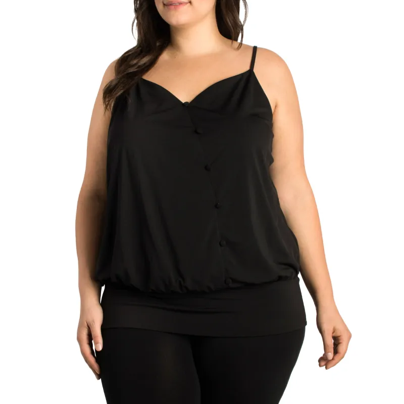 lily morgan Women's Plus Button Trim Cami sold by Giant Tiger