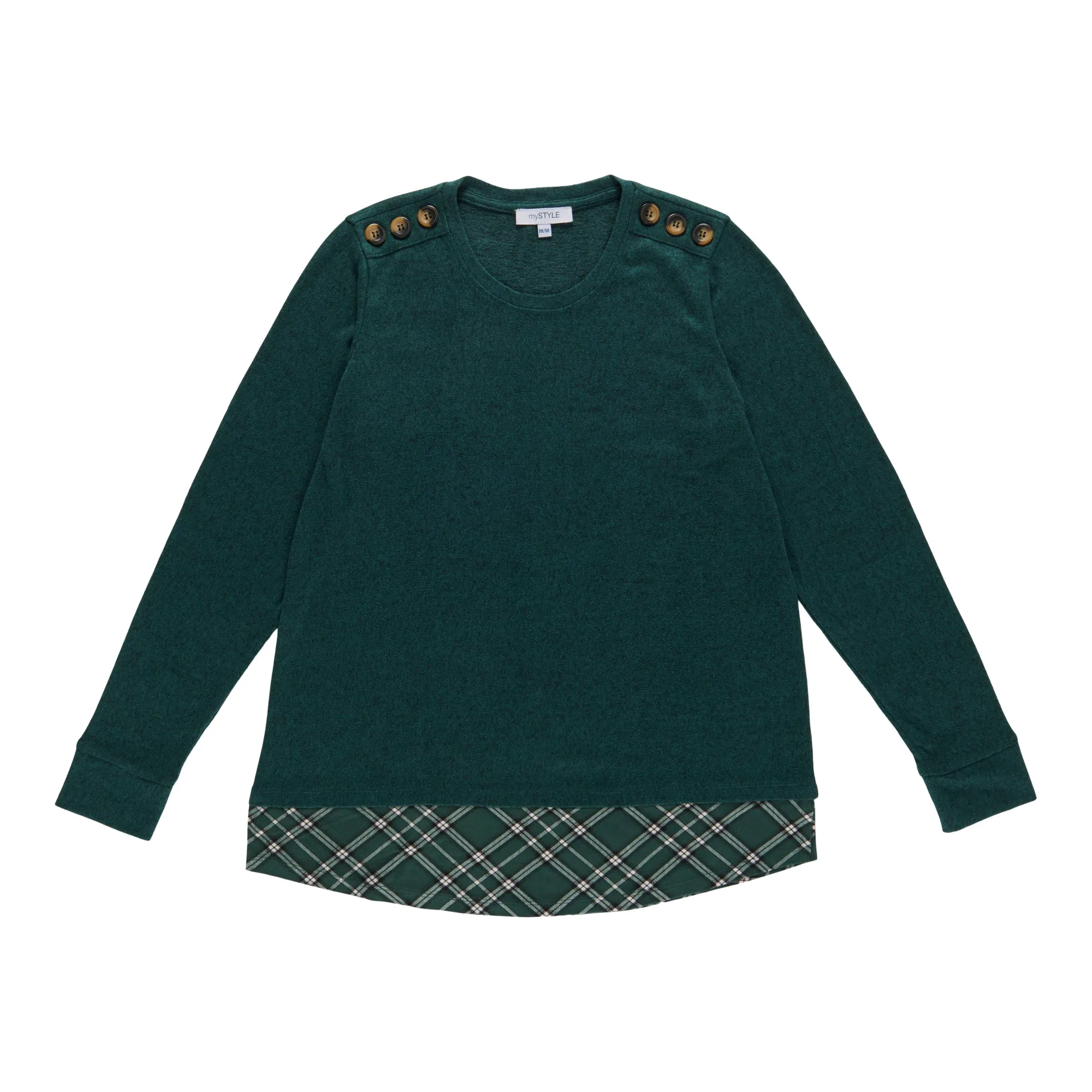 mySTYLE Women's Long Sleeve Fooler Top sold by Giant Tiger product image thumbnail 2