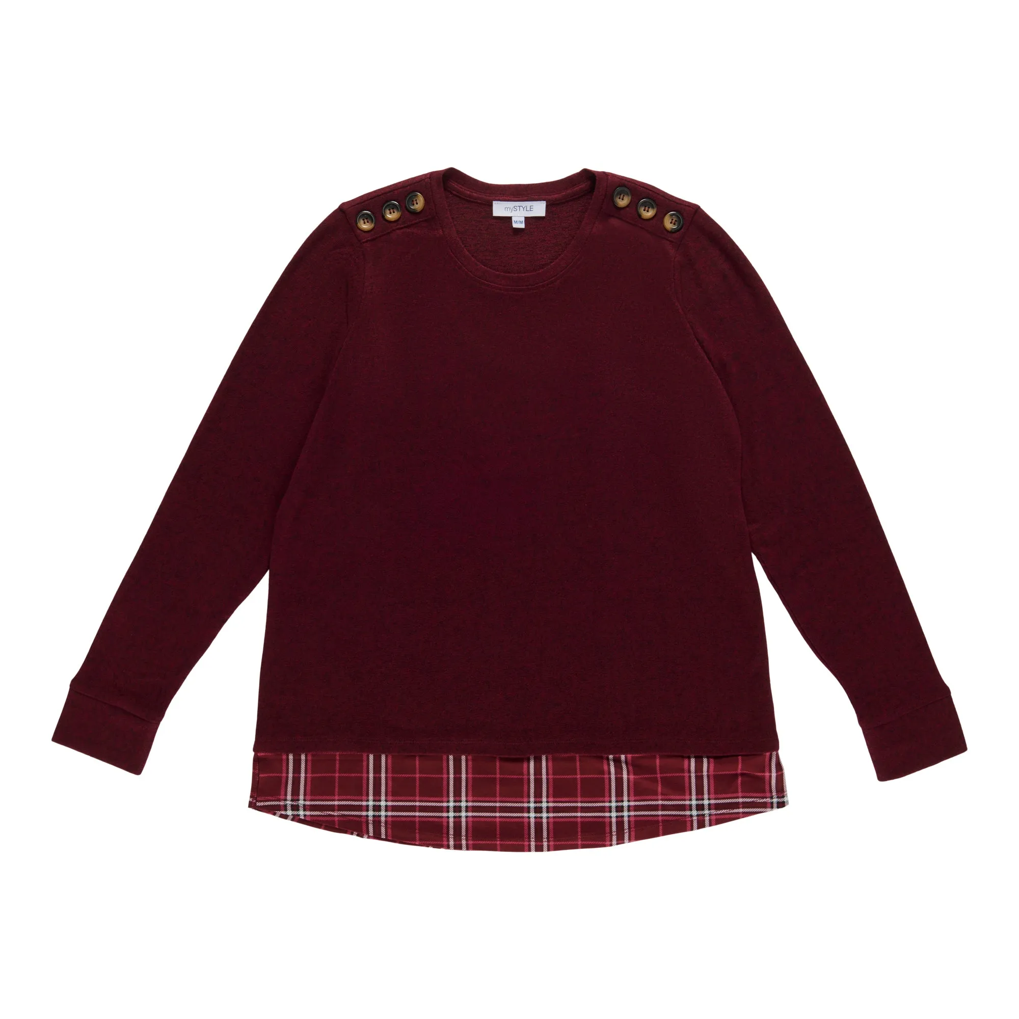 mySTYLE Women's Long Sleeve Fooler Top sold by Giant Tiger product image thumbnail 3