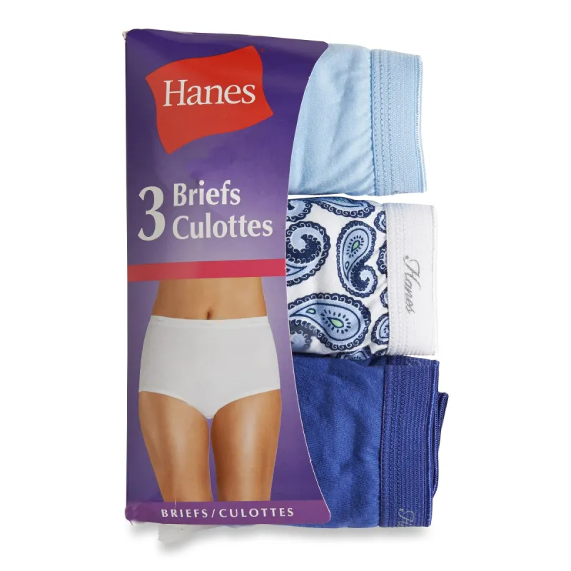 Hanes Women's Cotton Brief, XL, 3pk. sold by Giant Tiger