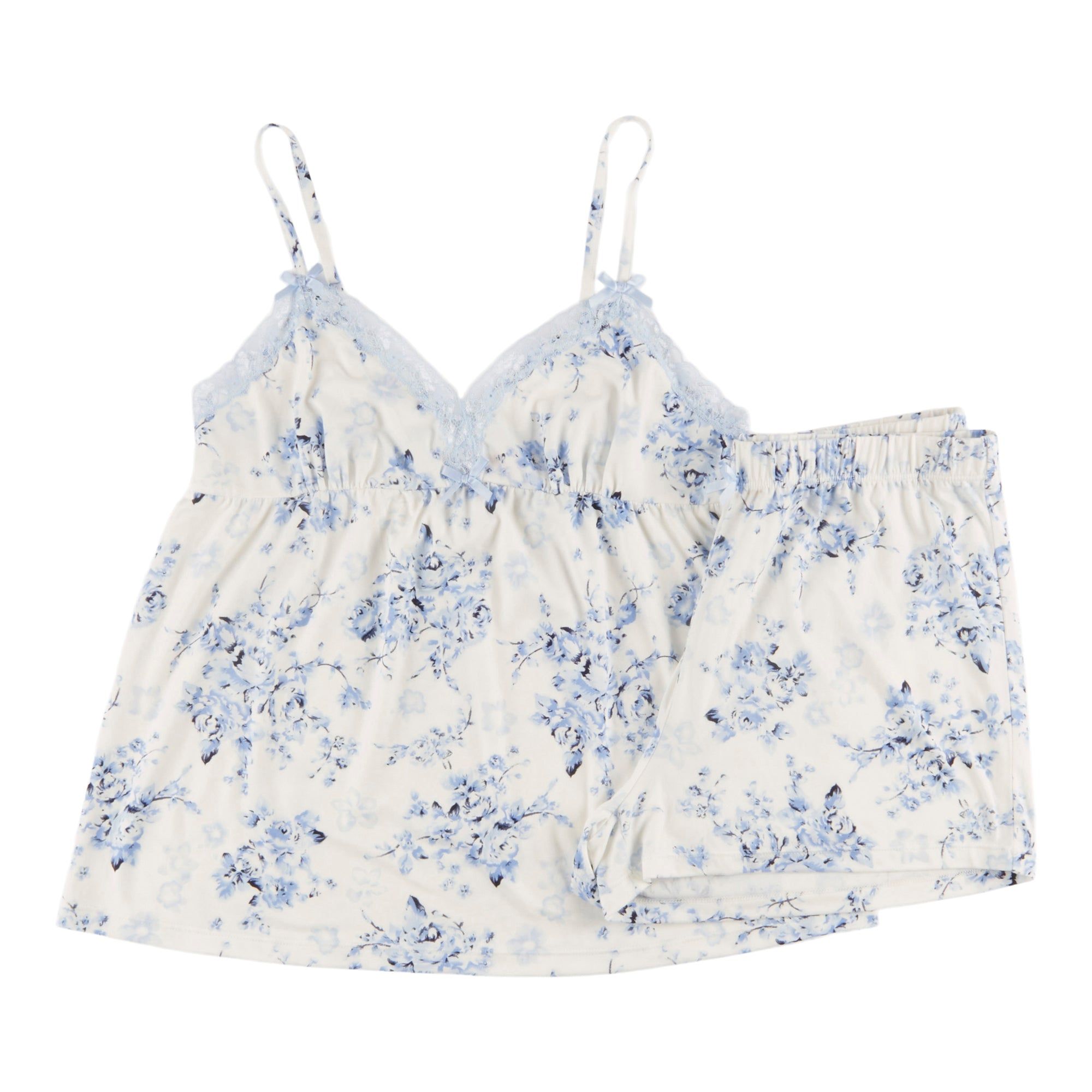 Carisma Women's Simply Dreaming Peachy Lace Trim PJ Boxer Set, 2-Piece sold by Giant Tiger