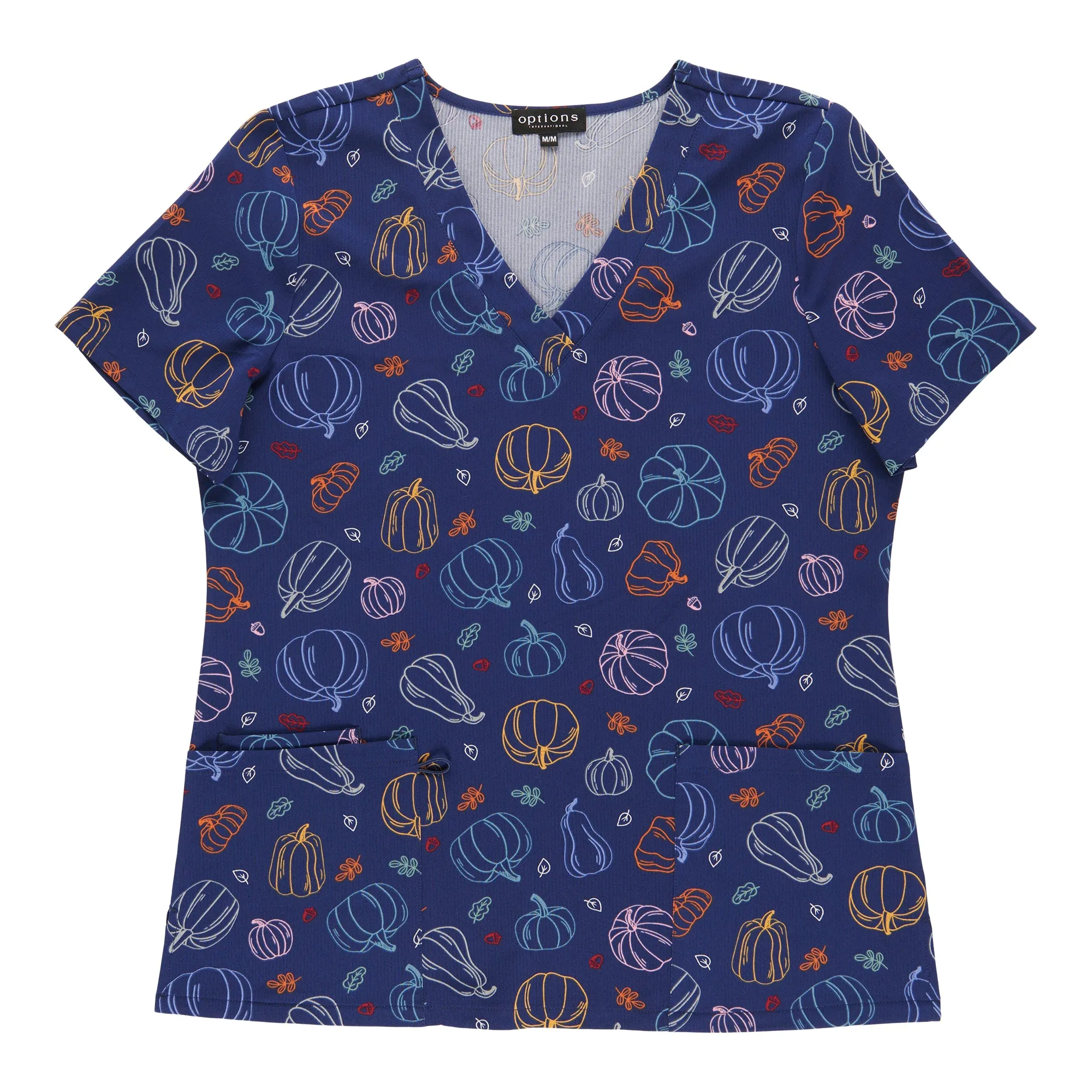 Options Women's Pumpkin Print Scrub Top sold by Giant Tiger product image thumbnail 2