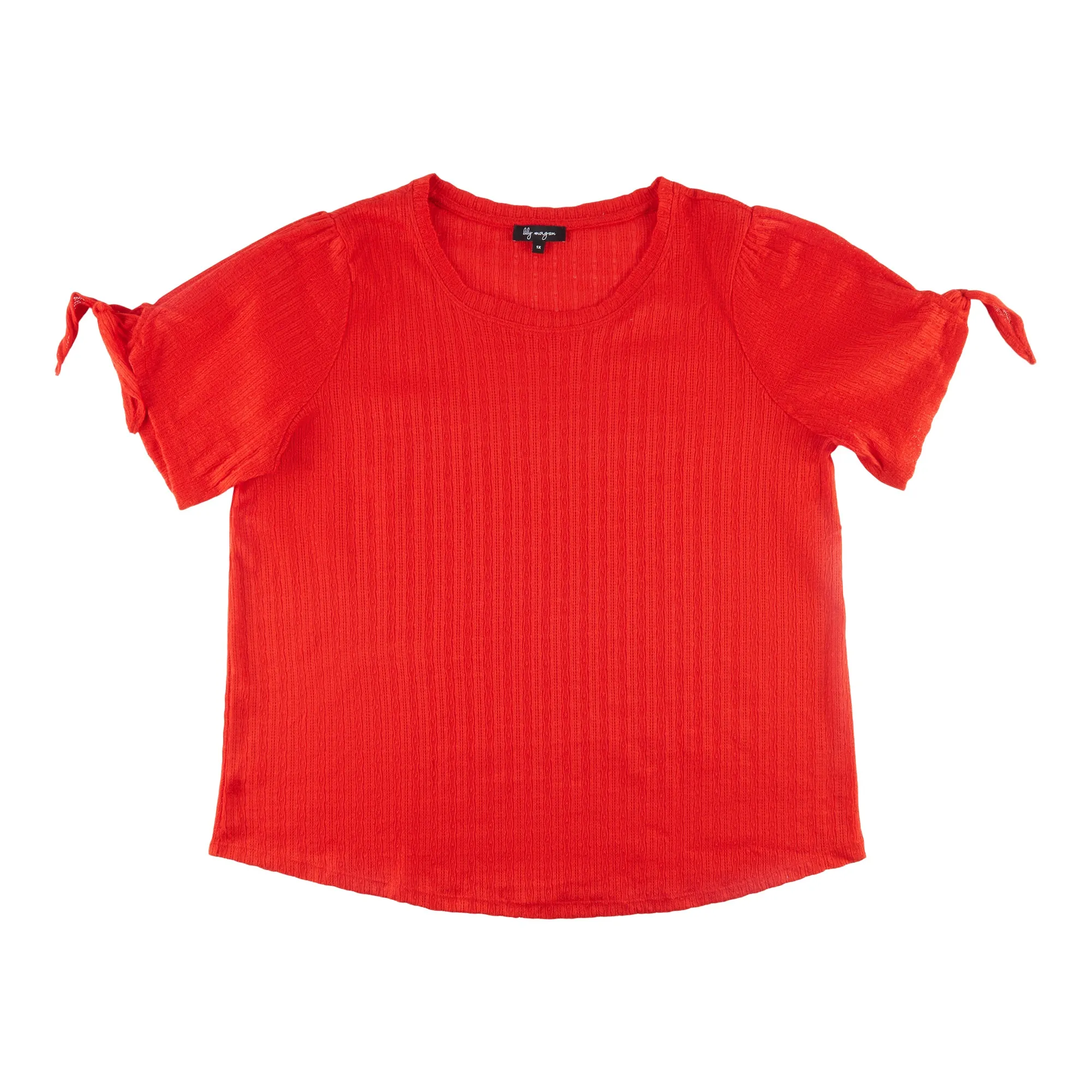 lily morgan Women's Plus Tie Sleeve Snit Top sold by Giant Tiger product image thumbnail 4