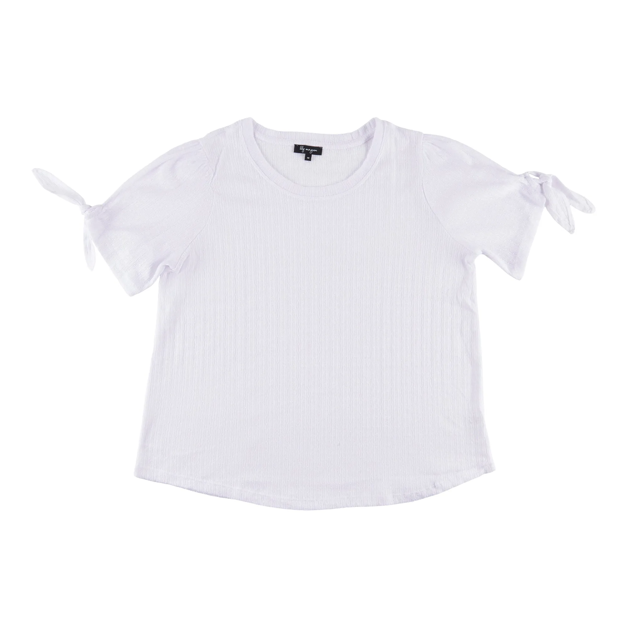 lily morgan Women's Plus Tie Sleeve Snit Top sold by Giant Tiger product image thumbnail 2