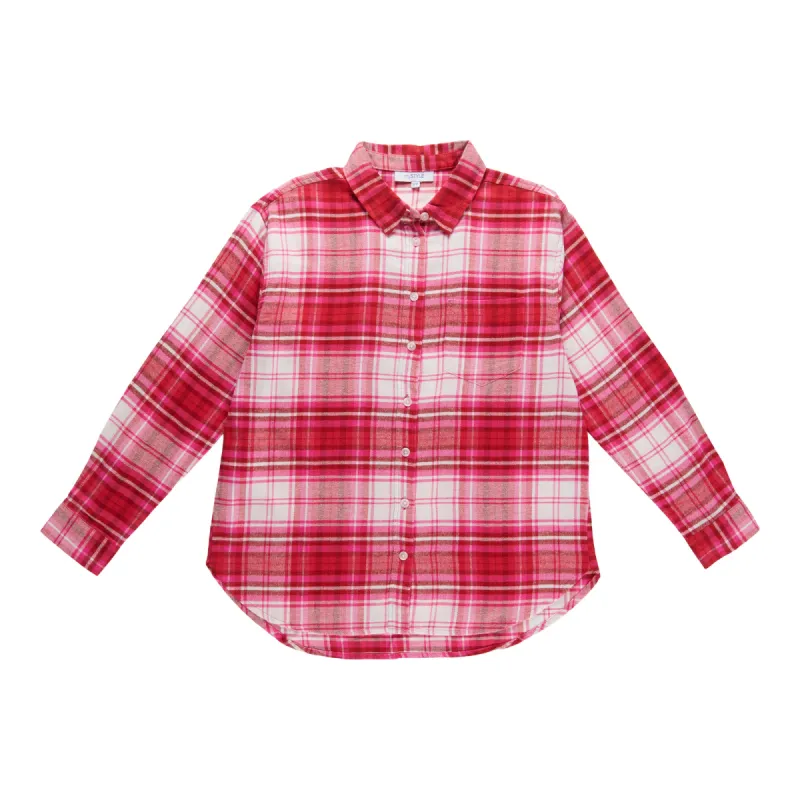 mySTYLE Women's Collard Flannel Shirt sold by Giant Tiger