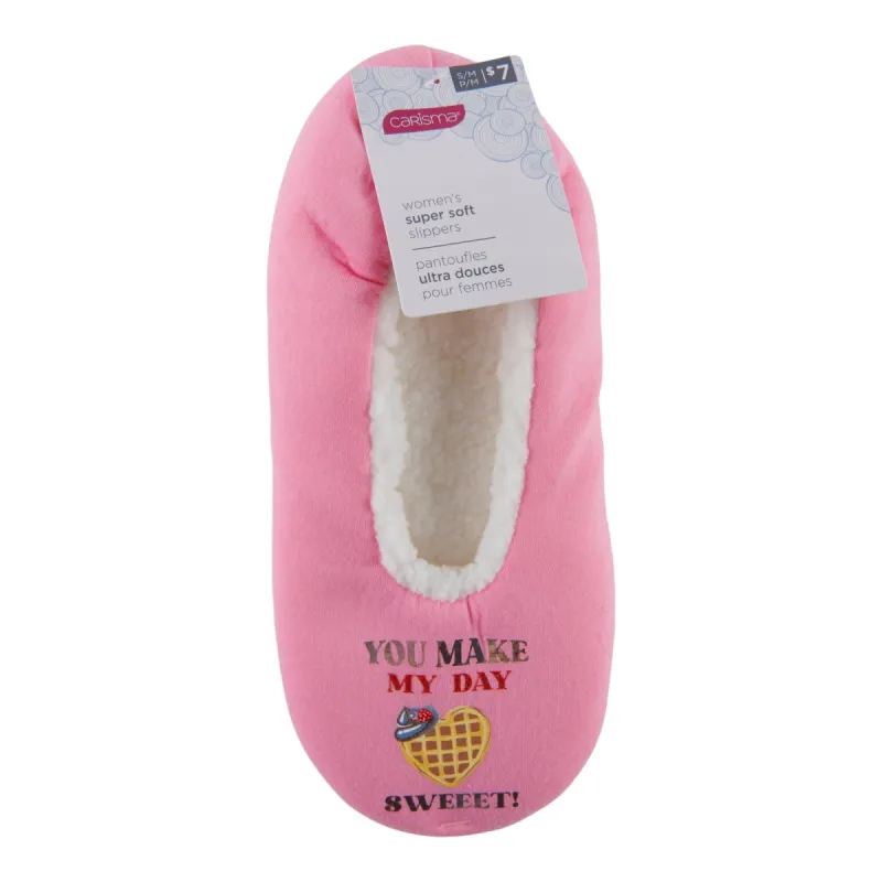 Carisma Women's Family Slippers sold by Giant Tiger