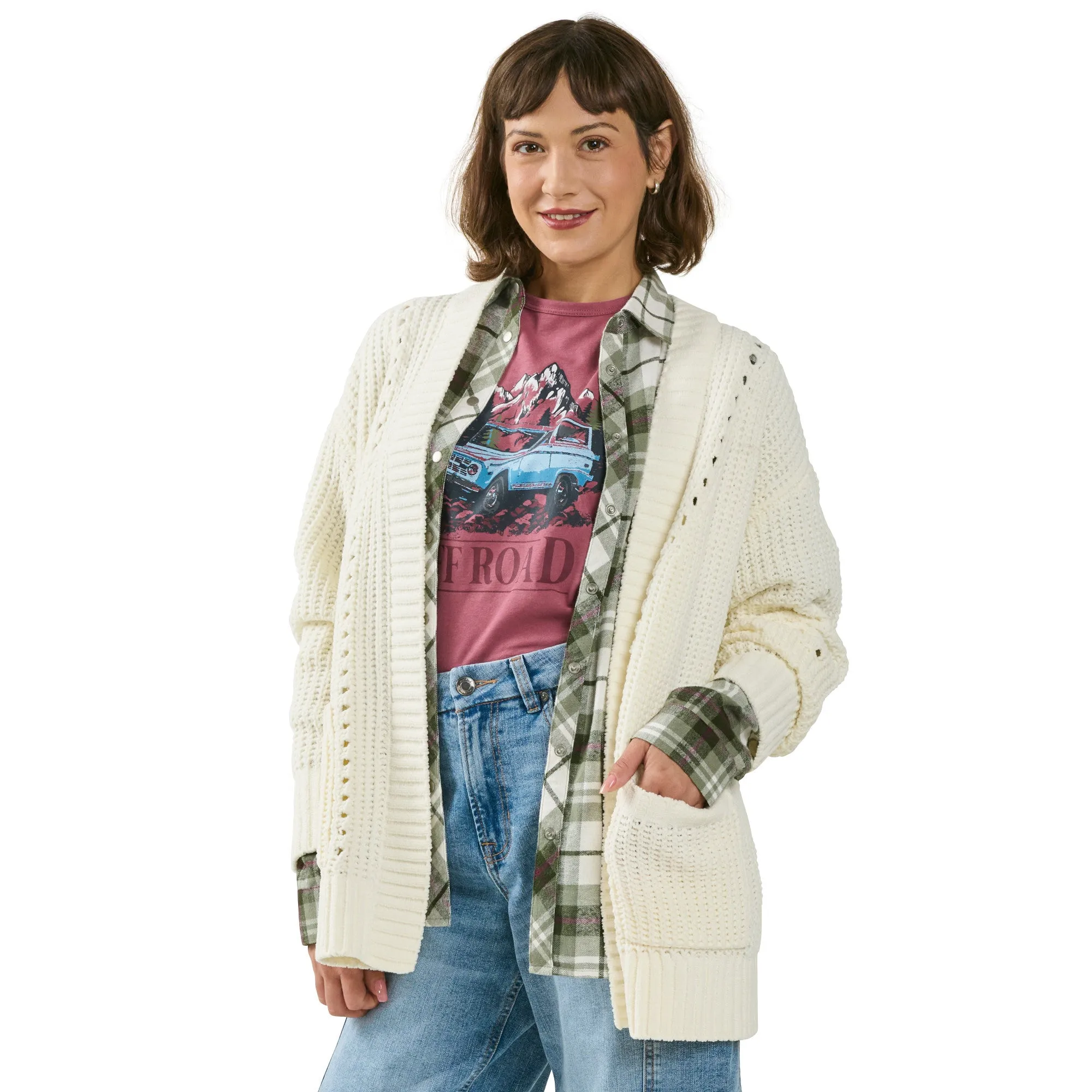 mySTYLE Women's Chenille Cardigan sold by Giant Tiger