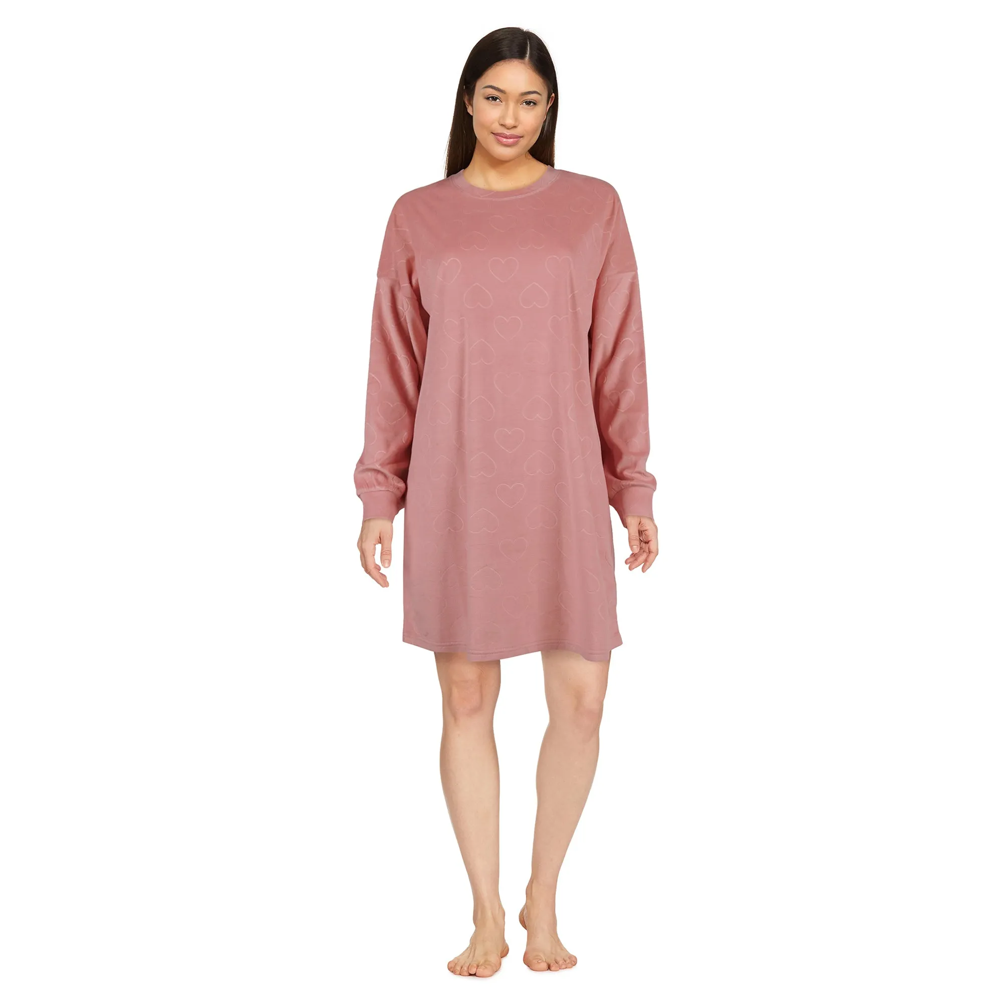 Carisma Women's Perfect Dream Velour Embossed Sleepshirt sold by Giant Tiger product image thumbnail 3