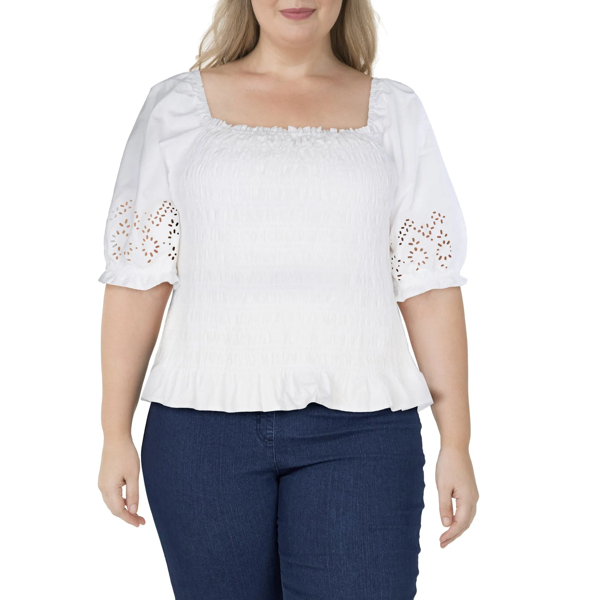 mySTYLE Women's Plus Festival Cropped Shirt sold by Giant Tiger