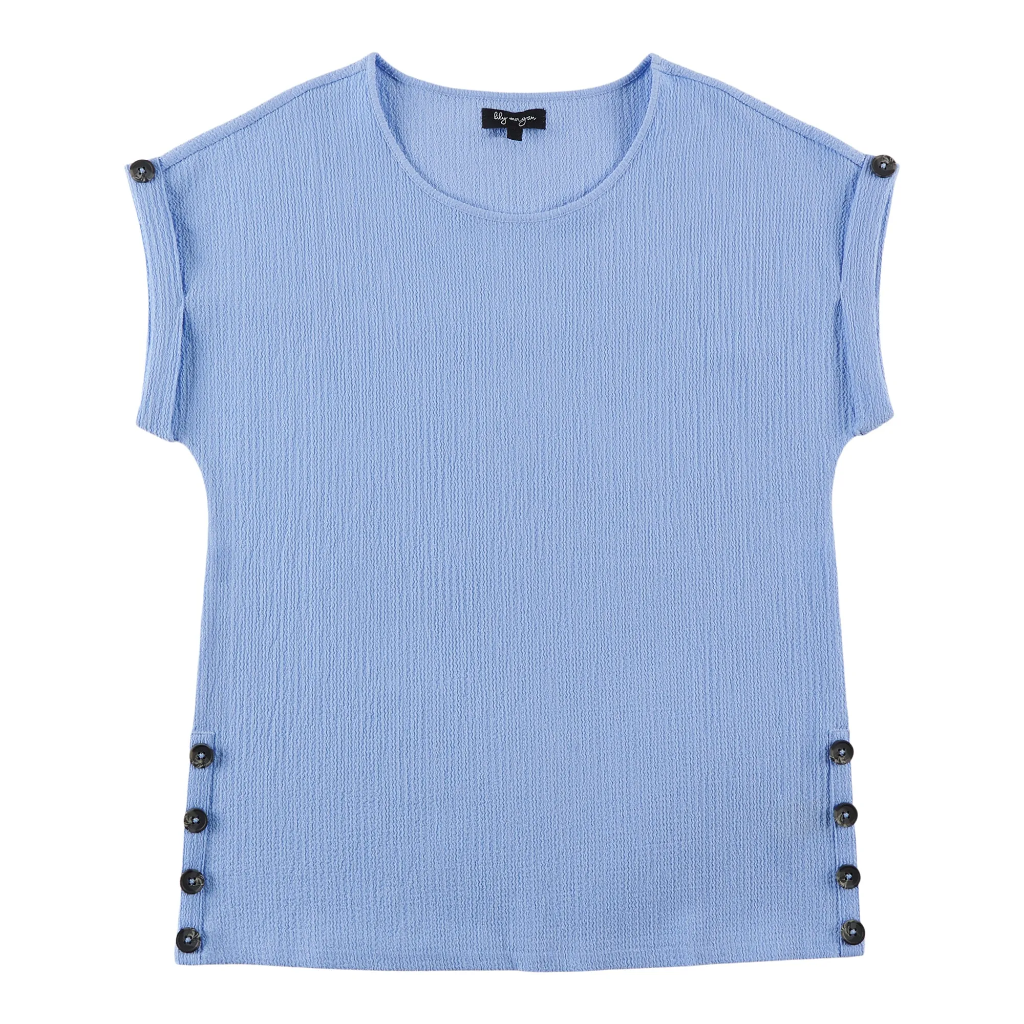 lily morgan Women's Button Detail Solid Blouse sold by Giant Tiger product image thumbnail 2