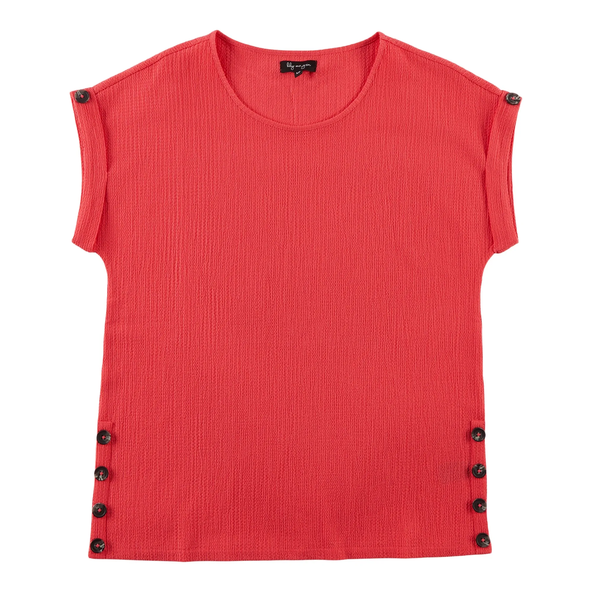 lily morgan Women's Button Detail Solid Blouse sold by Giant Tiger product image thumbnail 4