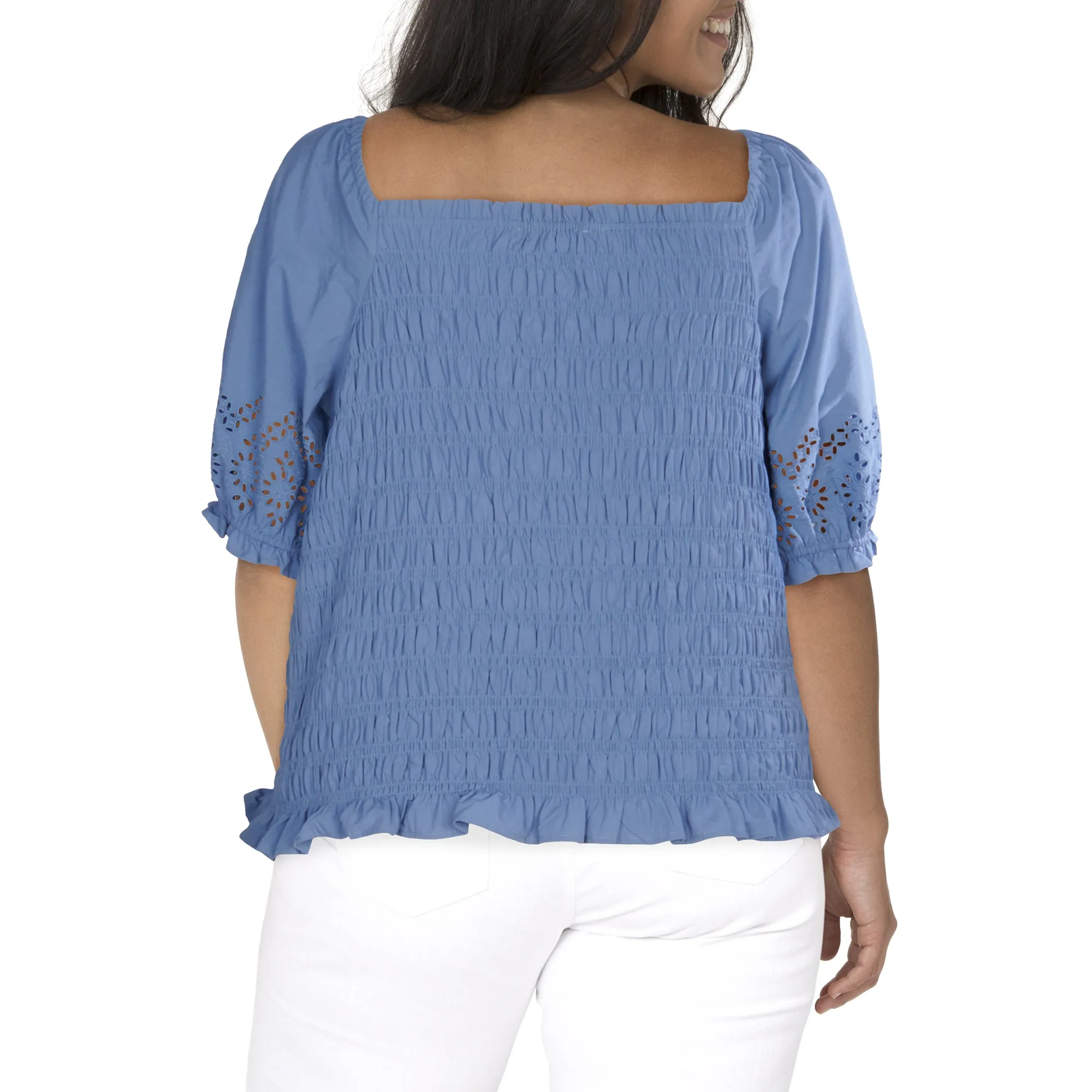 mySTYLE Women's Plus Festival Cropped Shirt sold by Giant Tiger product image thumbnail 4