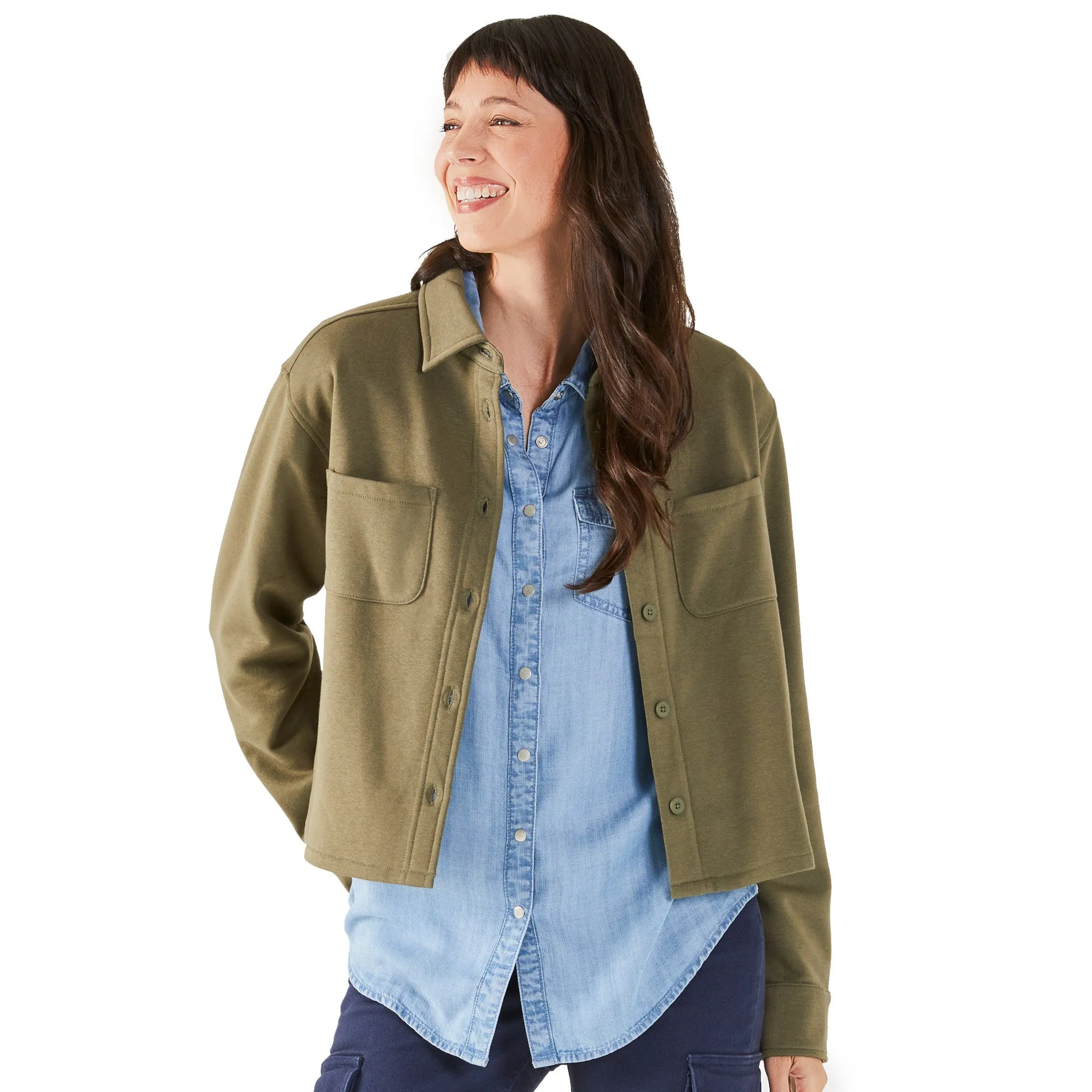 mySTYLE Women's Fleece Shacket sold by Giant Tiger product image thumbnail 2