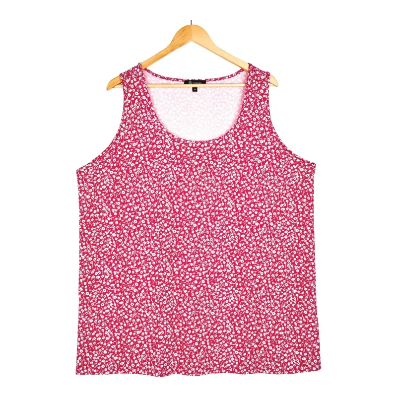 lily morgan Women's Plus Printed Built-Up Cami sold by Giant Tiger