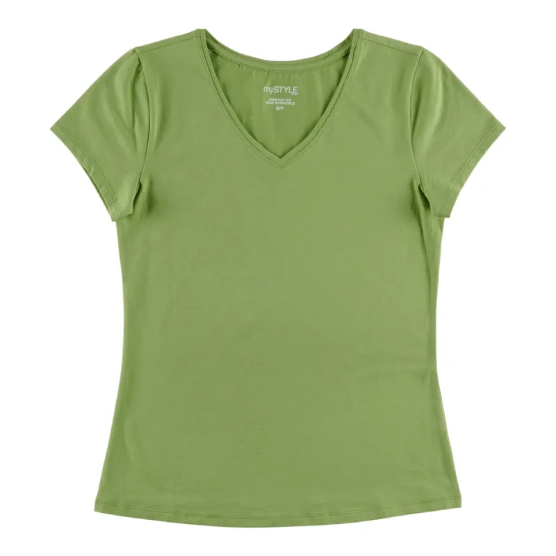 mySTYLE Women's V-Neck Street Smart T-Shirt sold by Giant Tiger