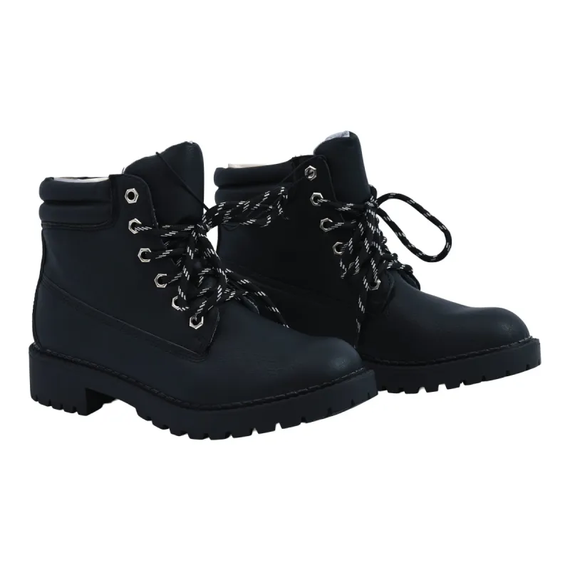 mySTYLE Women's Fashion Lace-Up Hiker Boots sold by Giant Tiger