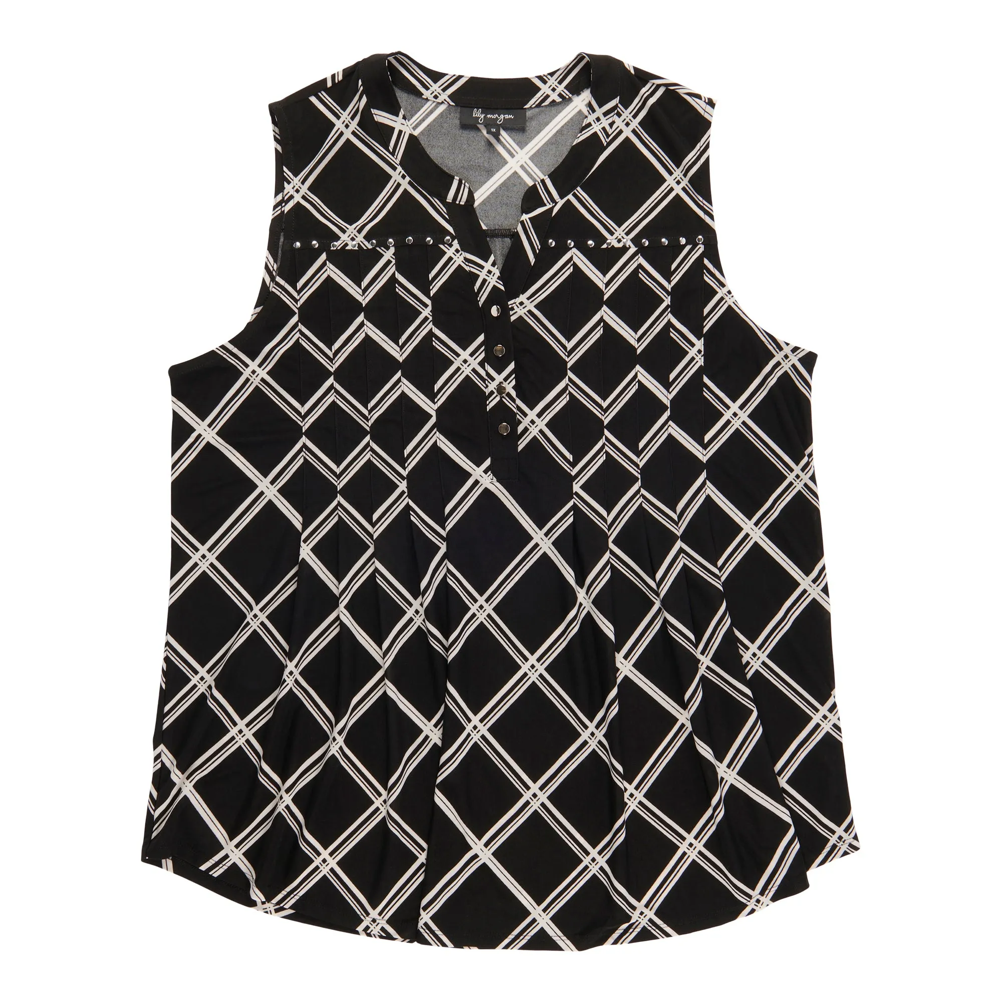 lily morgan Women's Plus Printed Sleeveless Top sold by Giant Tiger product image thumbnail 2