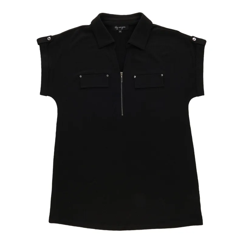 lily morgan Women's Collared Blouse with Nailheads sold by Giant Tiger