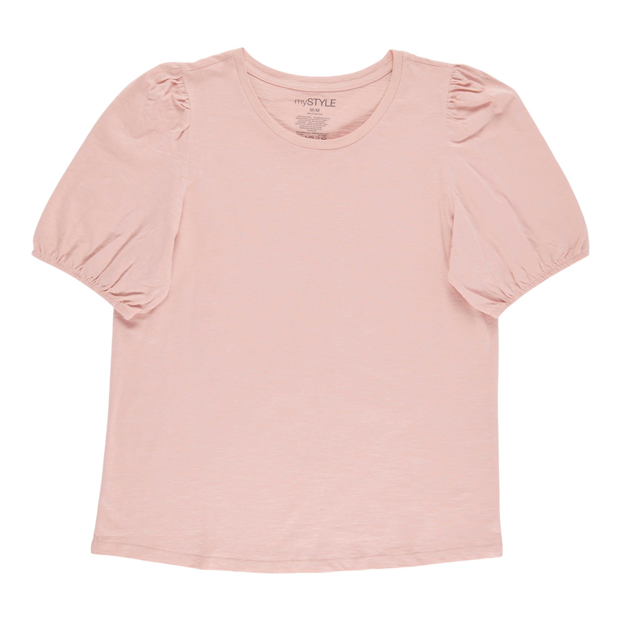 mySTYLE Women's Crew Neck Puff Sleeve T-Shirt sold by Giant Tiger product image thumbnail 3