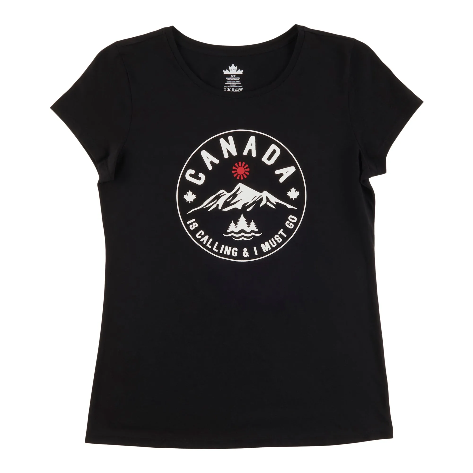 Canada Eh! Women's Seasonal Graphic Print Canada T-Shirt sold by Giant Tiger