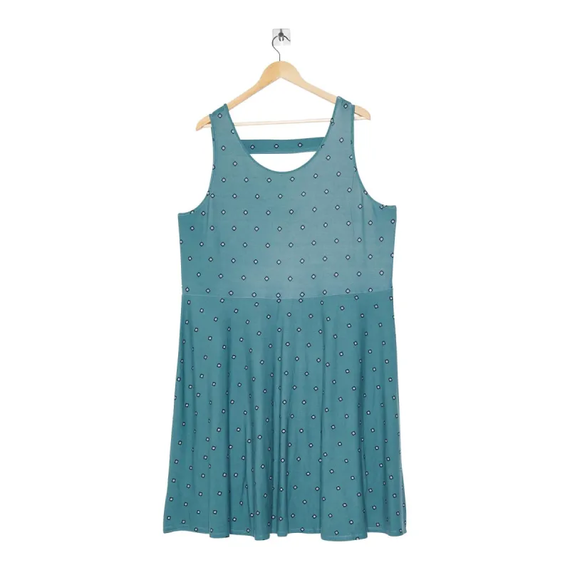 Women's Plus Sleeveless Skater Dress with Open Back sold by Giant Tiger